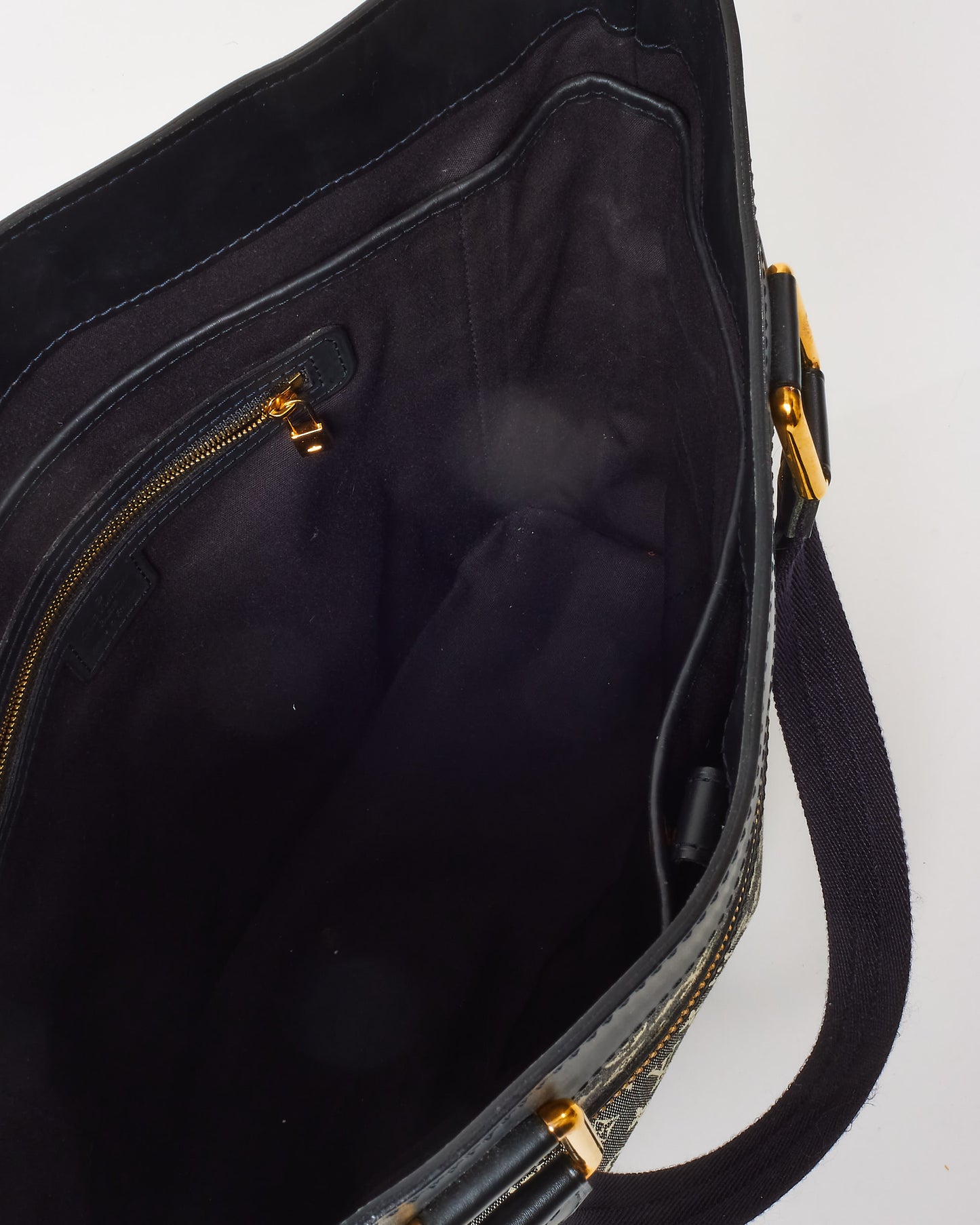 Louis Vuitton Navy Monogram Mini Lin Lucille GM Tote