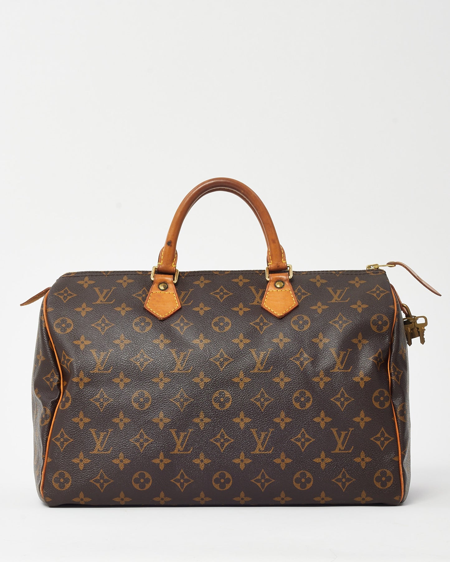 Louis Vuitton Monogram Coated Canvas Speedy 35 Bag