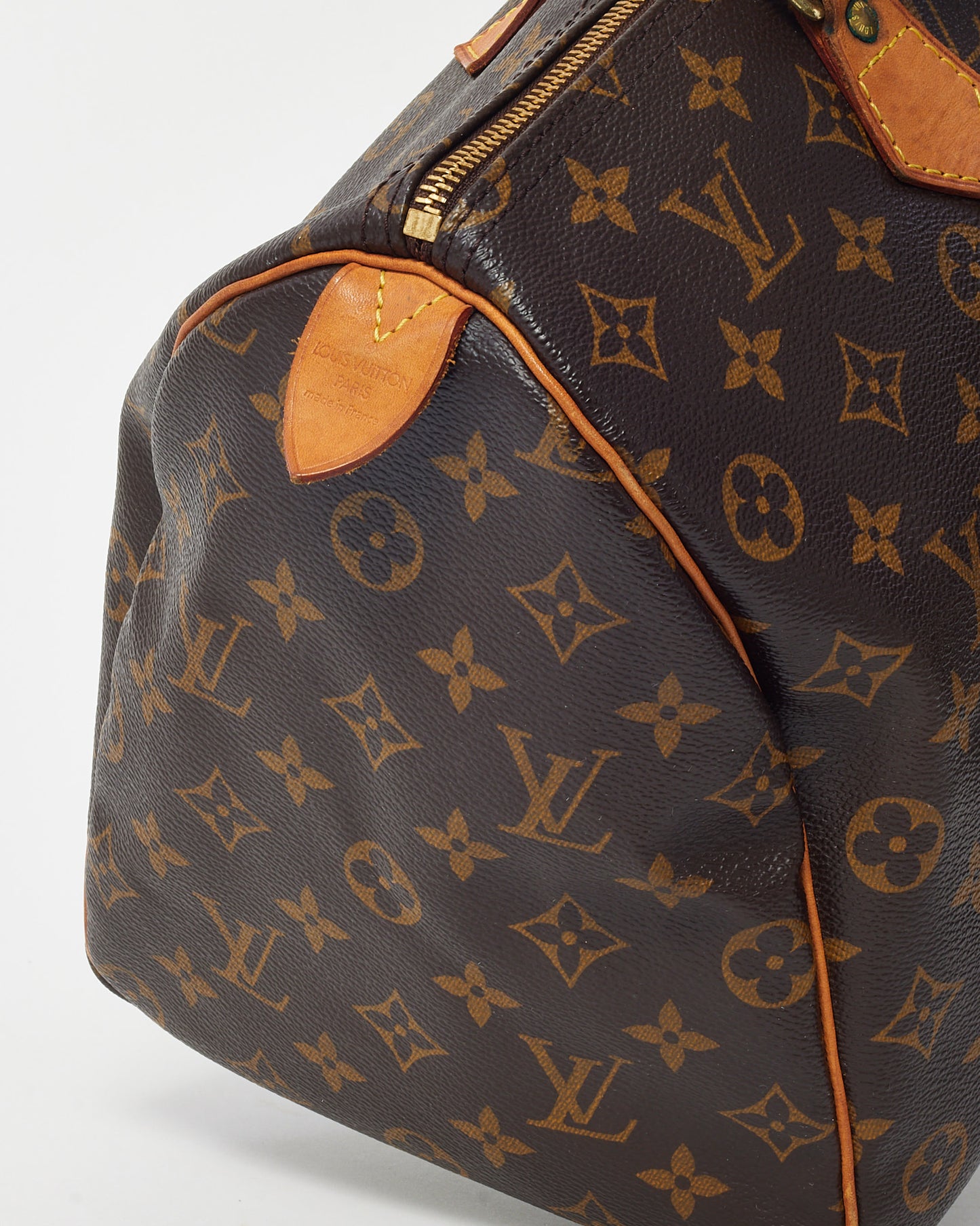 Louis Vuitton Monogram Coated Canvas Speedy 35 Bag
