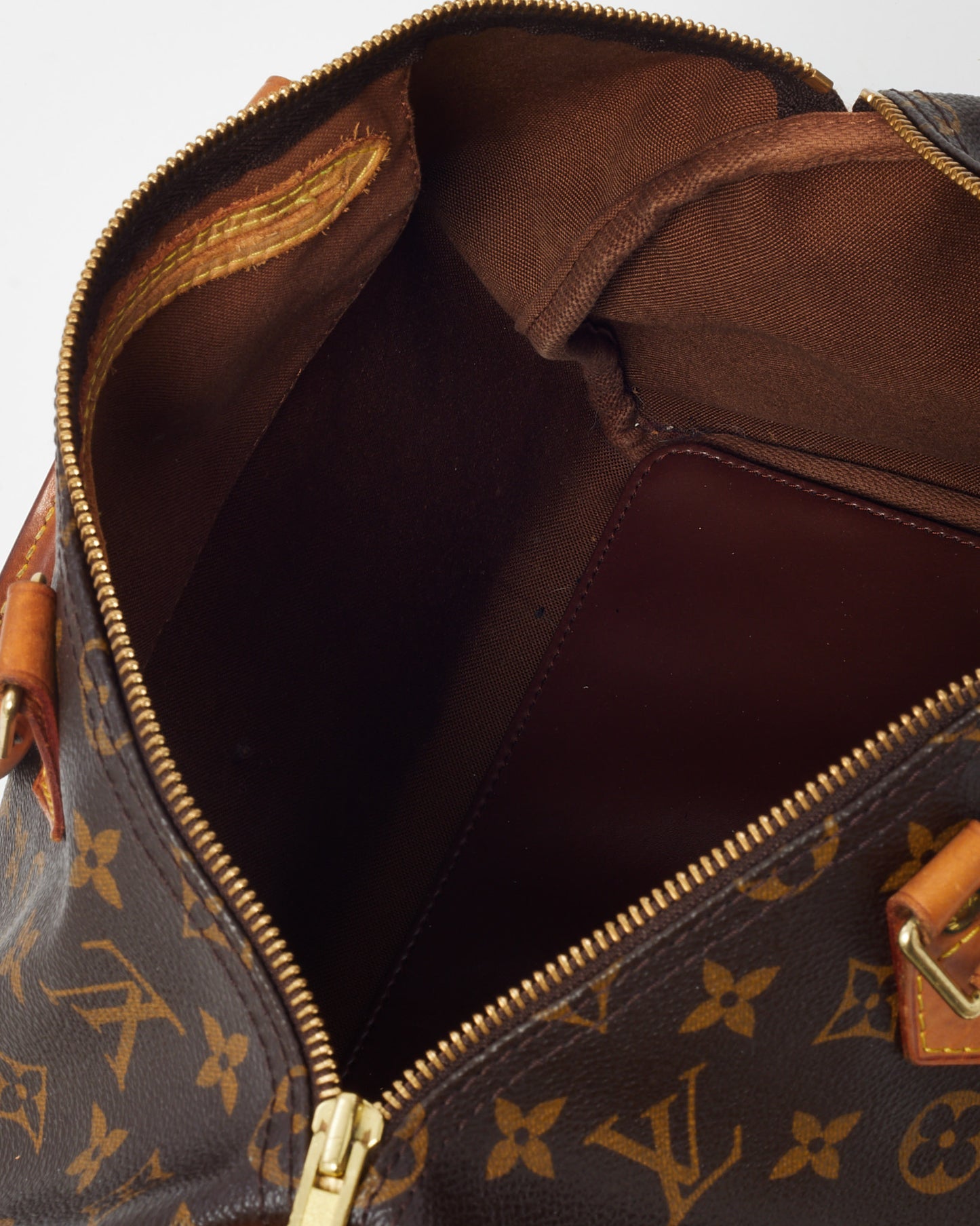 Louis Vuitton Monogram Coated Canvas Speedy 35 Bag