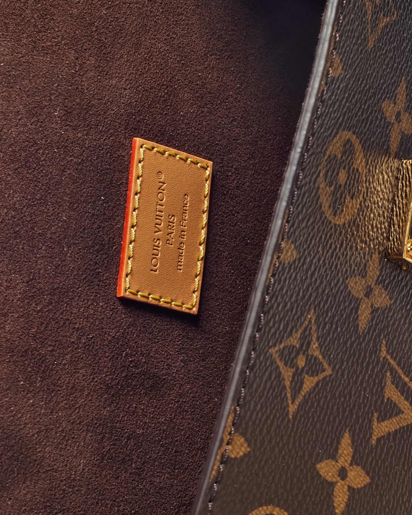 Louis Vuitton Monogram Canvas Chain Camille Pochette Bag