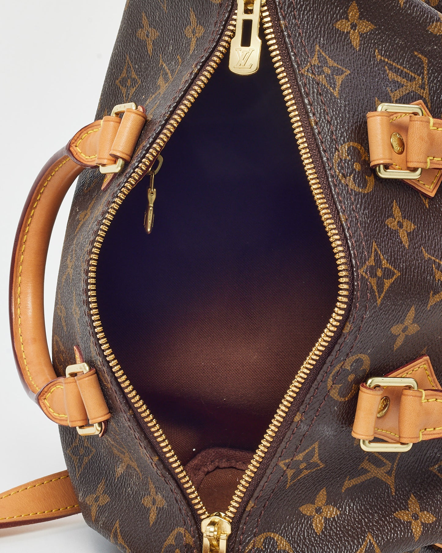 Louis Vuitton Monogram Coated Canvas Speedy Bandoulière 25