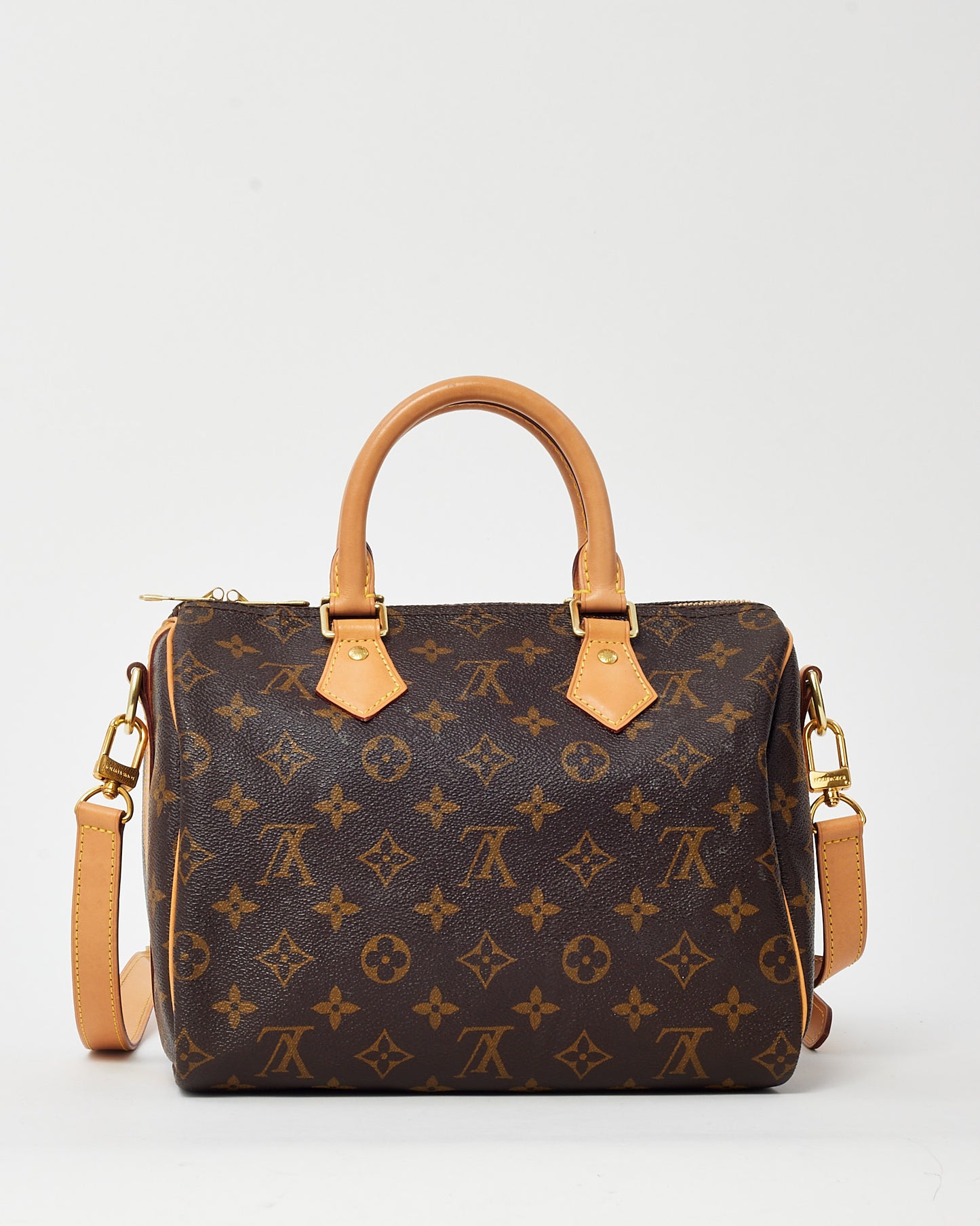 Louis Vuitton Monogram Coated Canvas Speedy Bandoulière 25