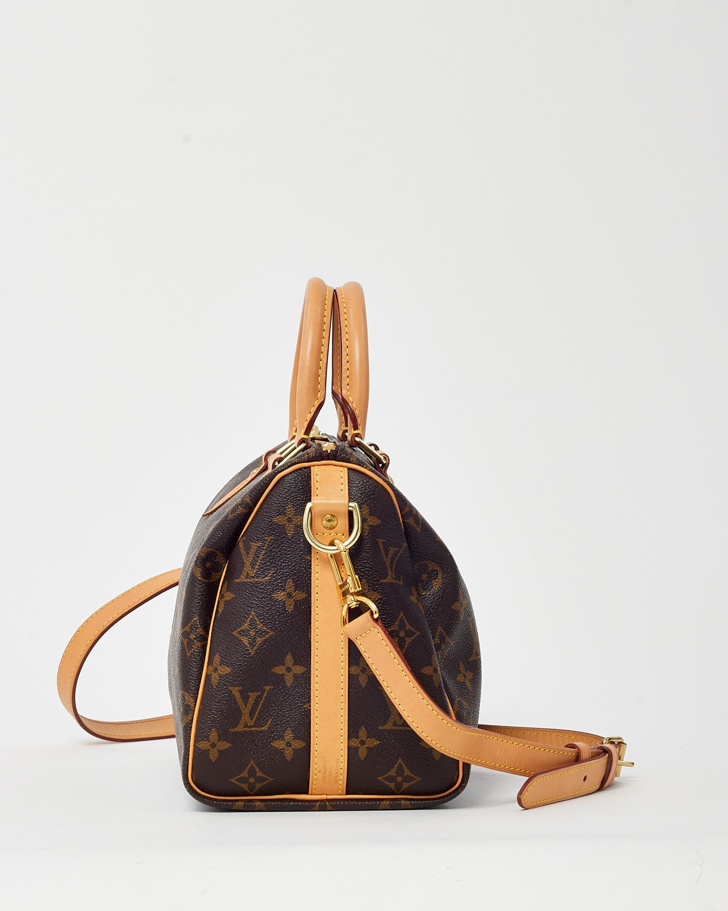 Louis Vuitton Monogram Coated Canvas Speedy Bandoulière 25