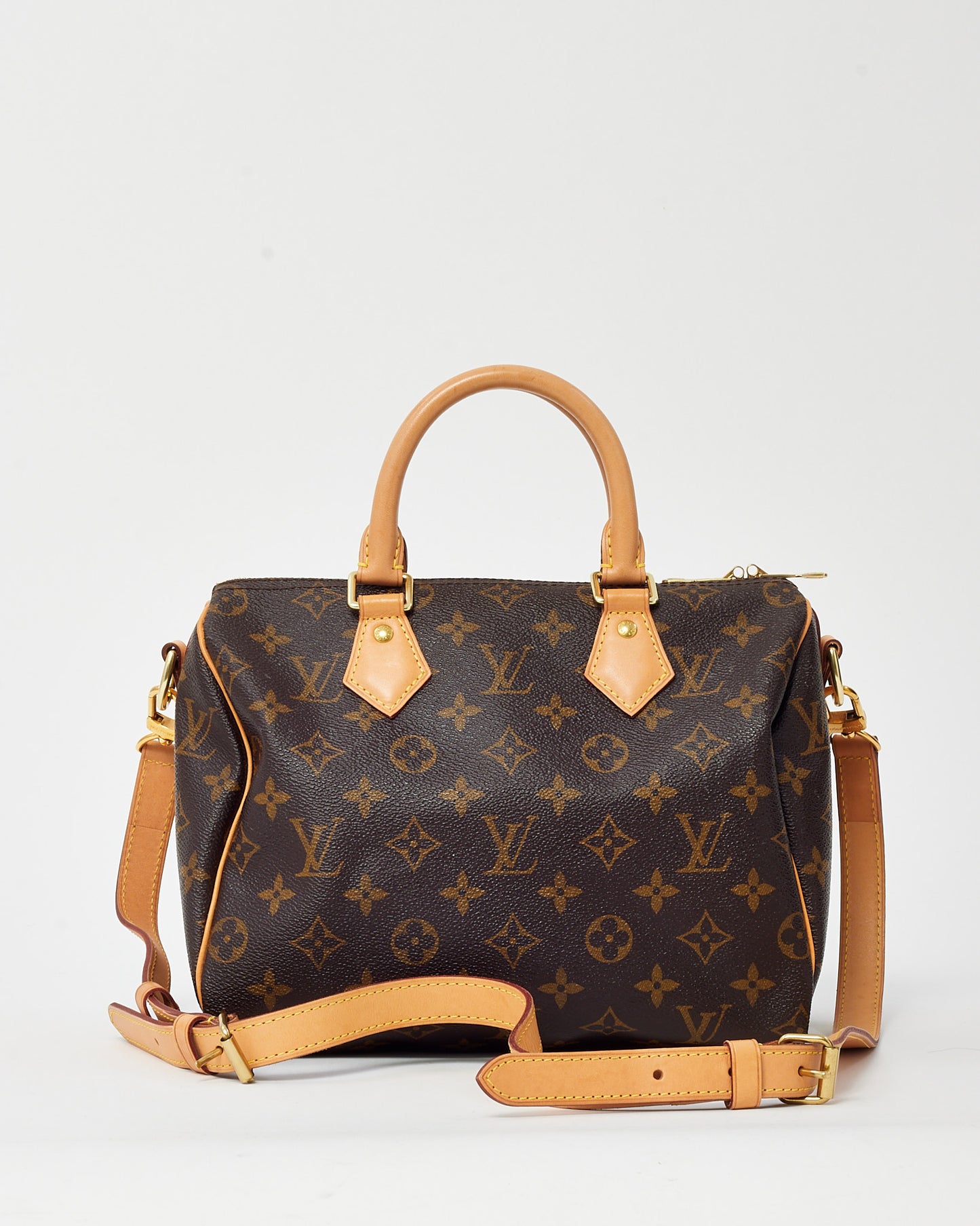 Louis Vuitton Monogram Coated Canvas Speedy Bandoulière 25