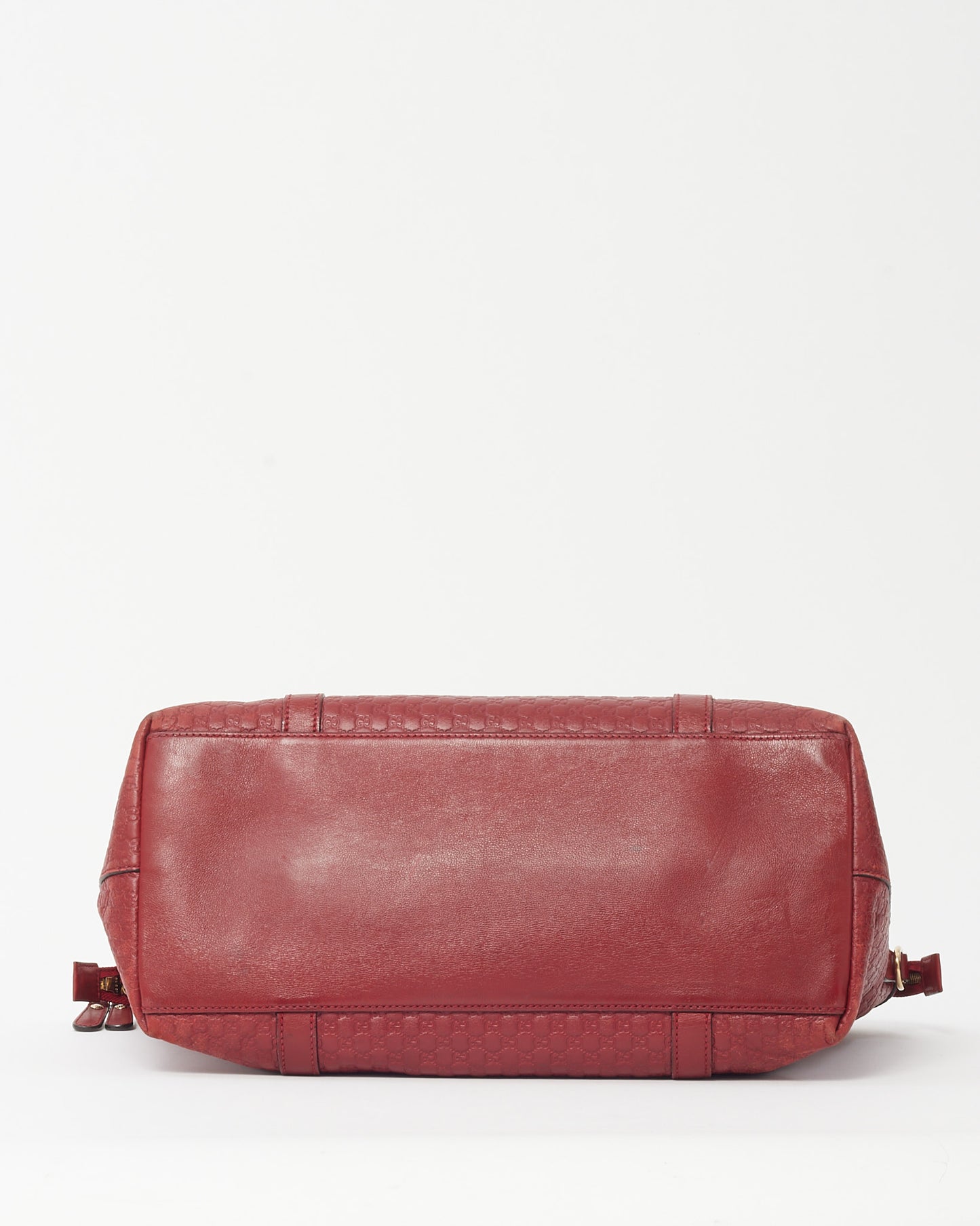 Gucci Red Micro Guccisima Leather Large Dome Tote Bag - NO STRAP