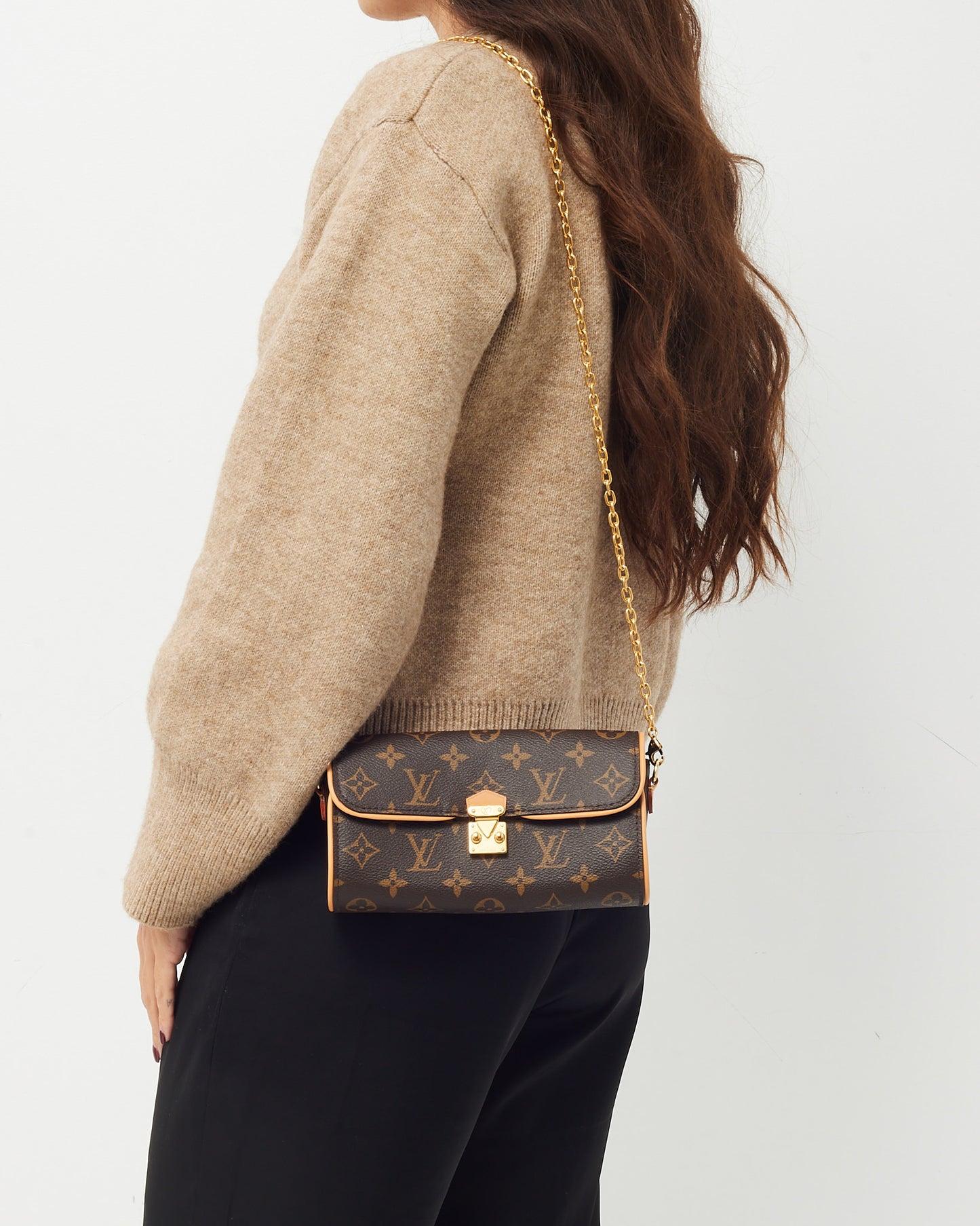 Louis Vuitton Monogram Canvas Chain Camille Pochette Bag