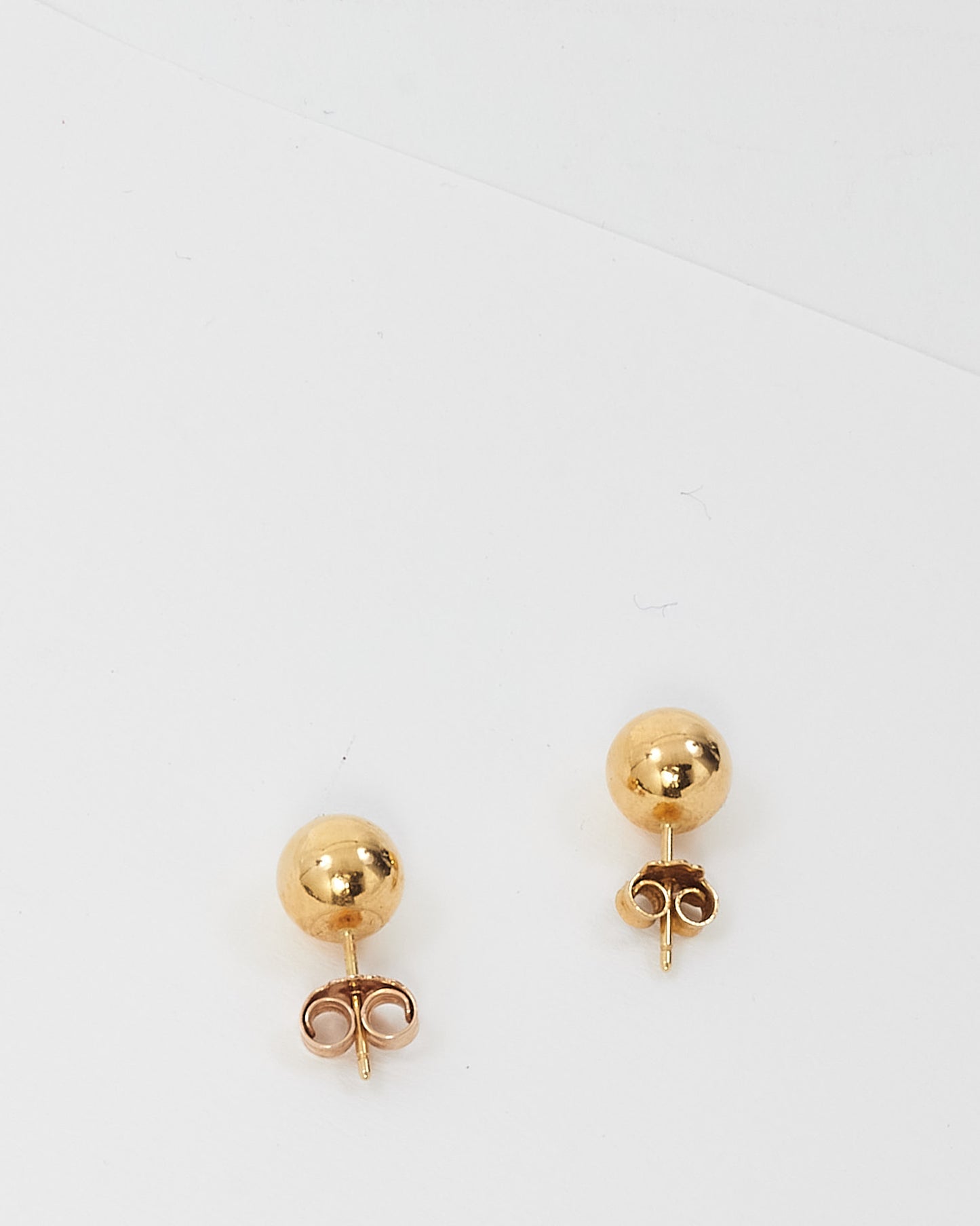 Tiffany & Co. 18k Gold HardWear Ball Earrings