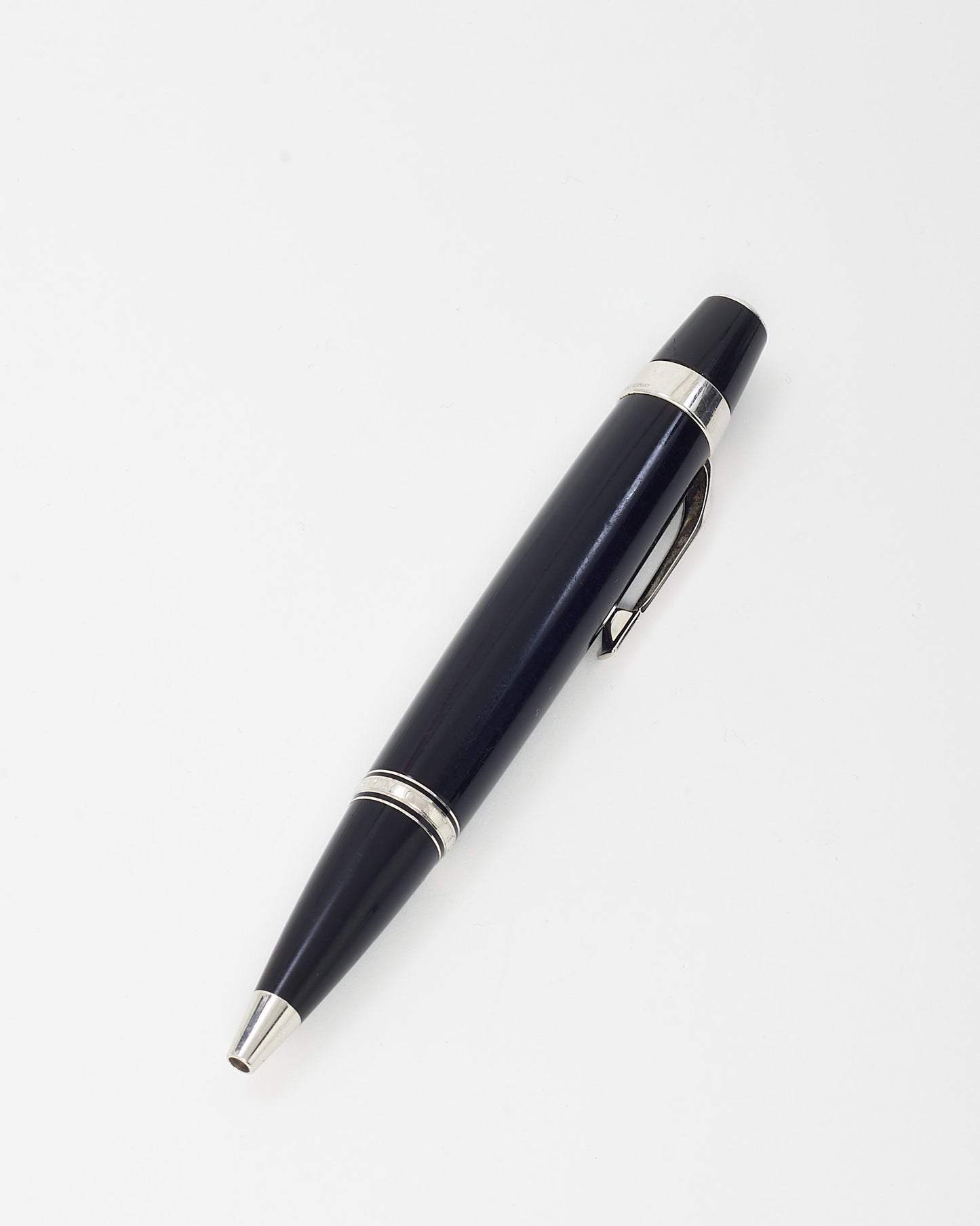 Montblanc Black Platinum Line Kugelschreiber Boheme Ballpoint Pen