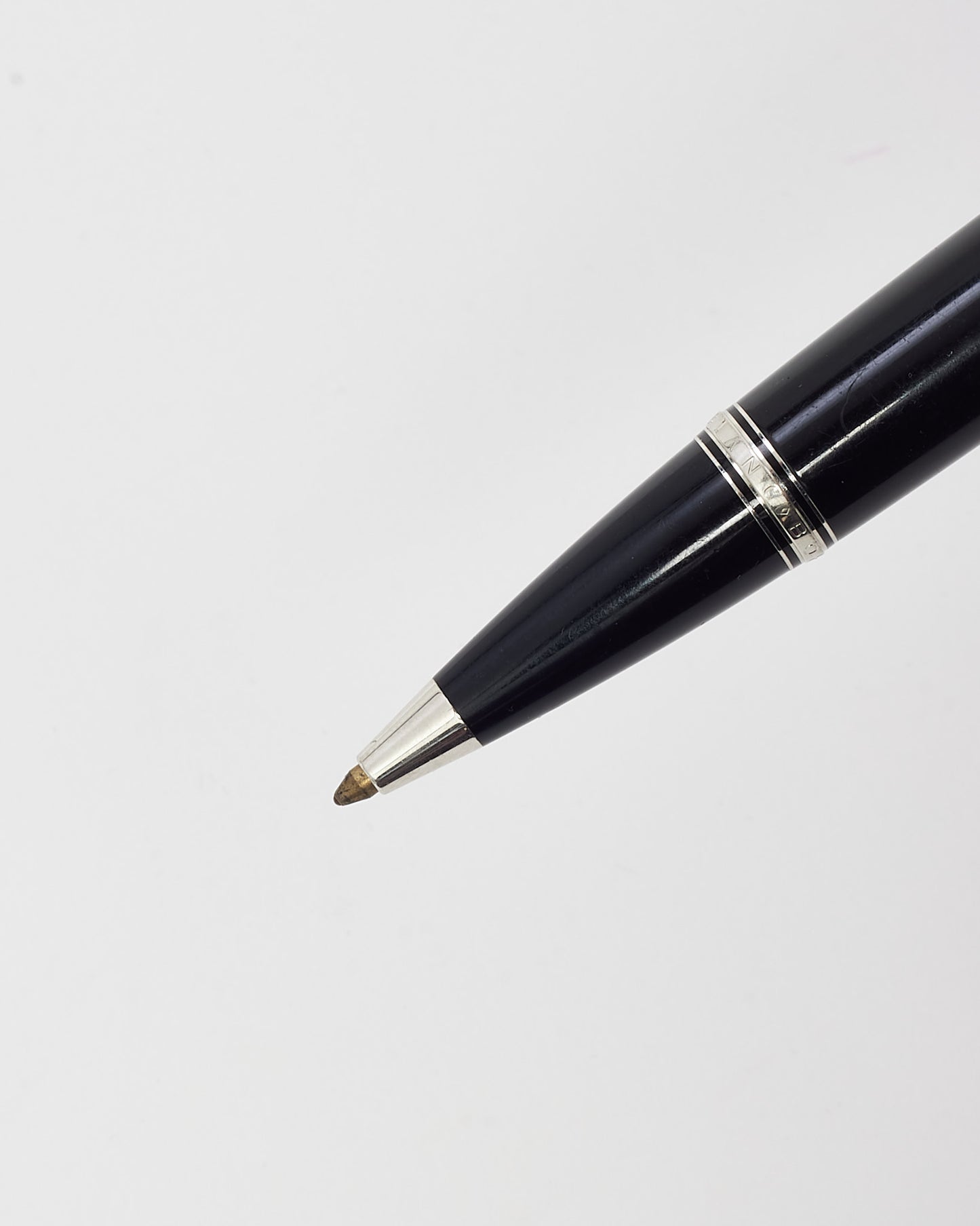 Montblanc Black Platinum Line Kugelschreiber Boheme Ballpoint Pen