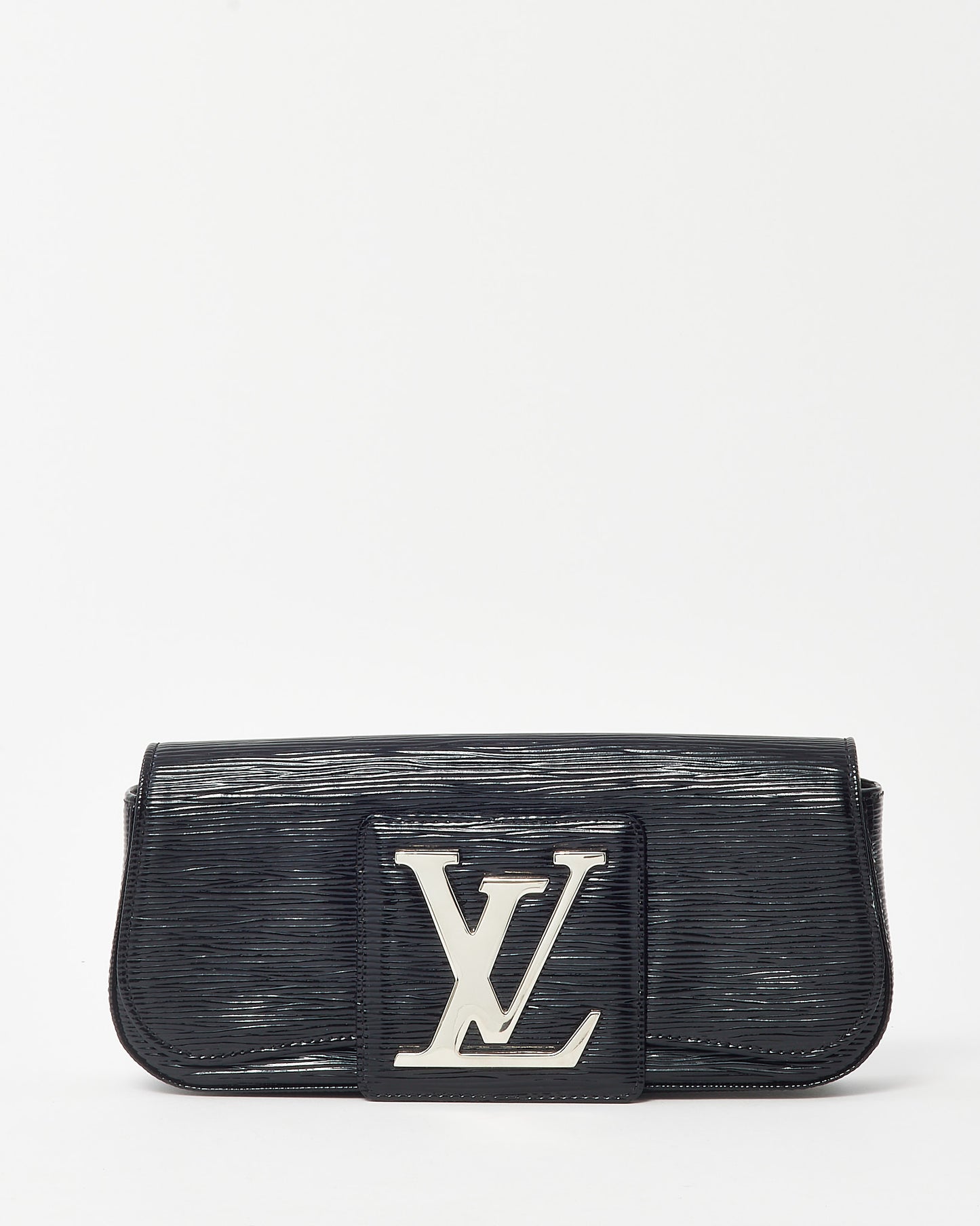 Louis Vuitton Black Epi Electric Leather SHW LV Sobe Clutch Bag