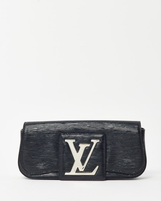 Louis Vuitton Black Epi Electric Leather SHW LV Sobe Clutch Bag