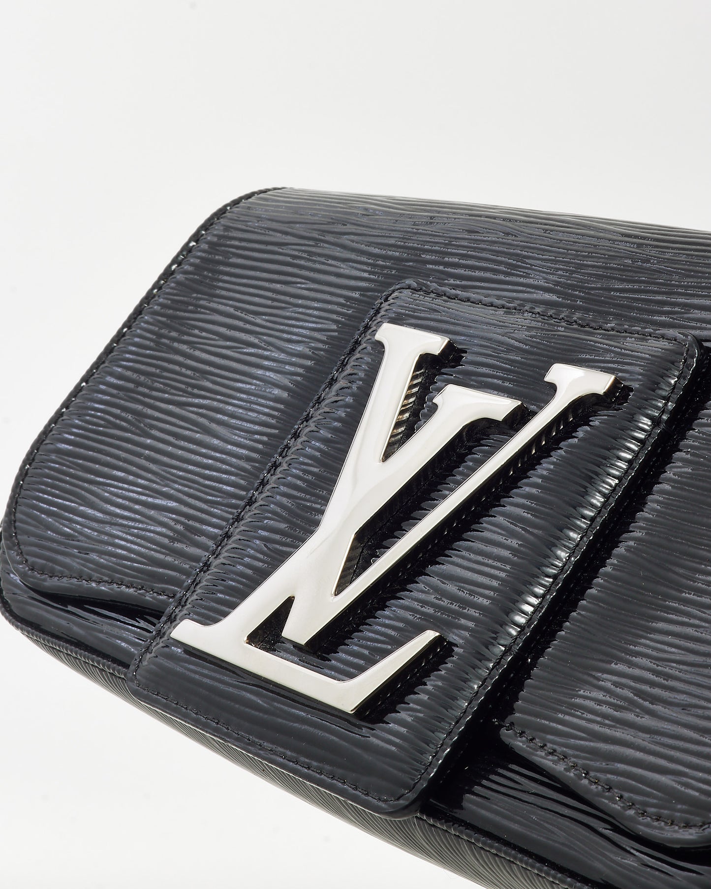 Louis Vuitton Black Epi Electric Leather SHW LV Sobe Clutch Bag