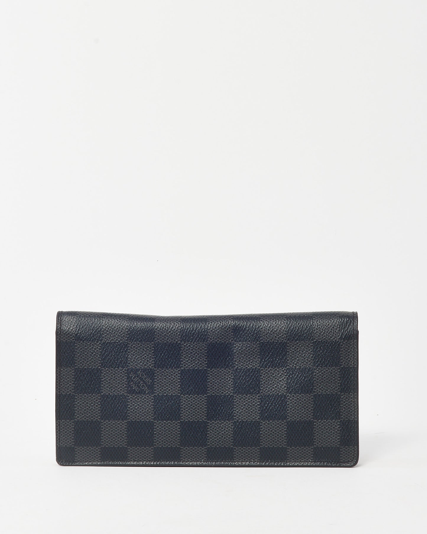 Louis Vuitton Black Damier Graphite Coated Canvas Brazza Wallet
