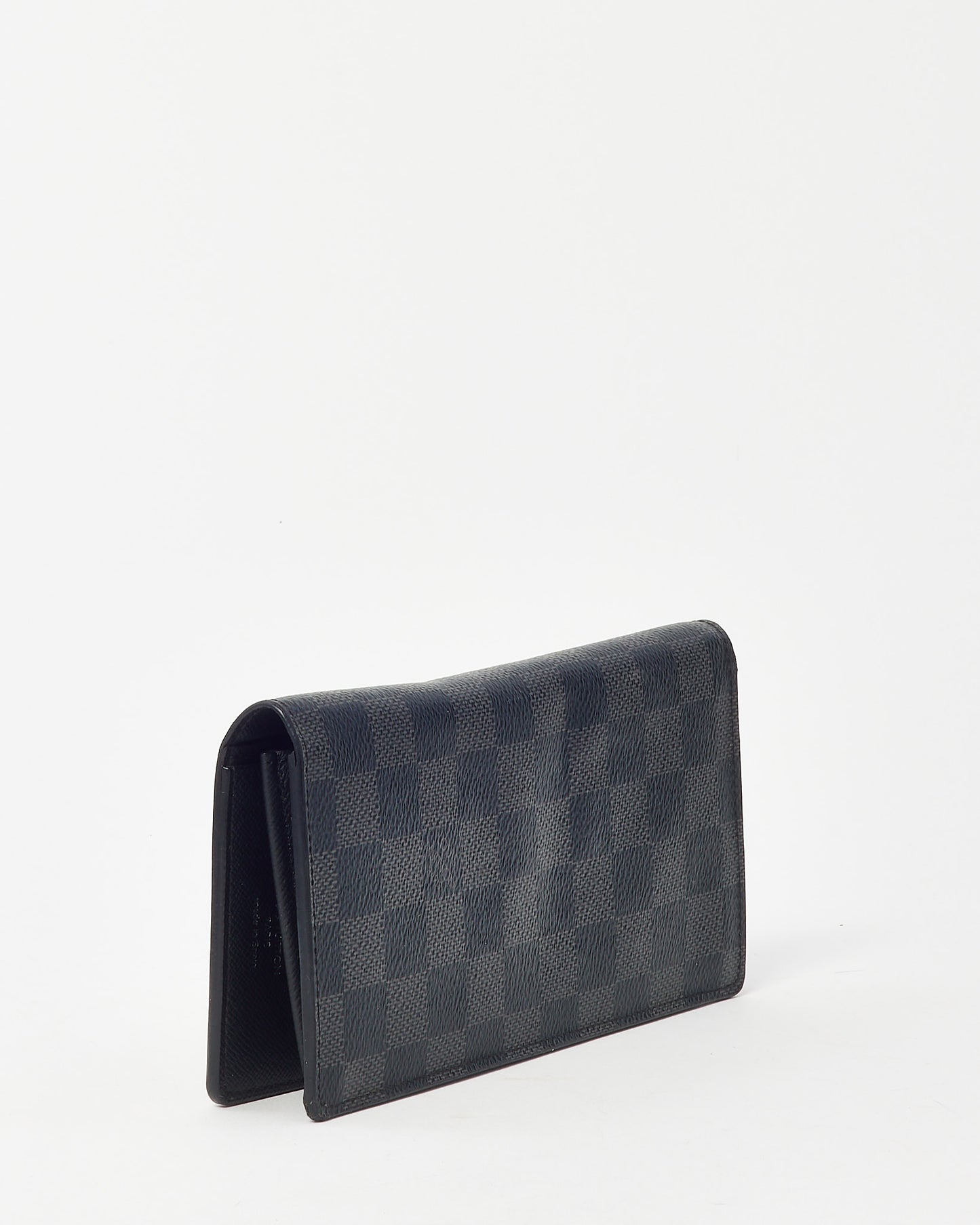 Louis Vuitton Black Damier Graphite Coated Canvas Brazza Wallet