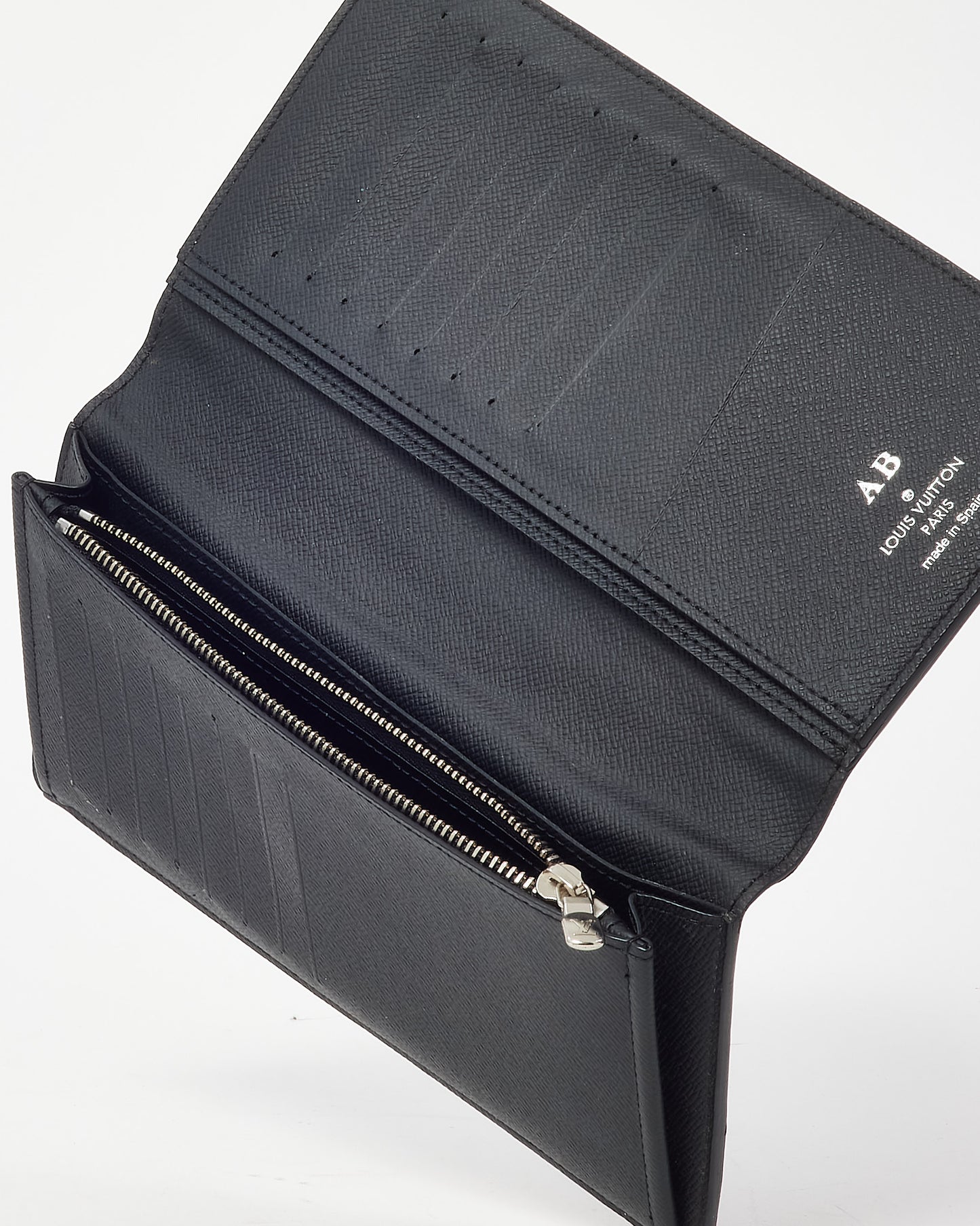 Louis Vuitton Black Damier Graphite Coated Canvas Brazza Wallet