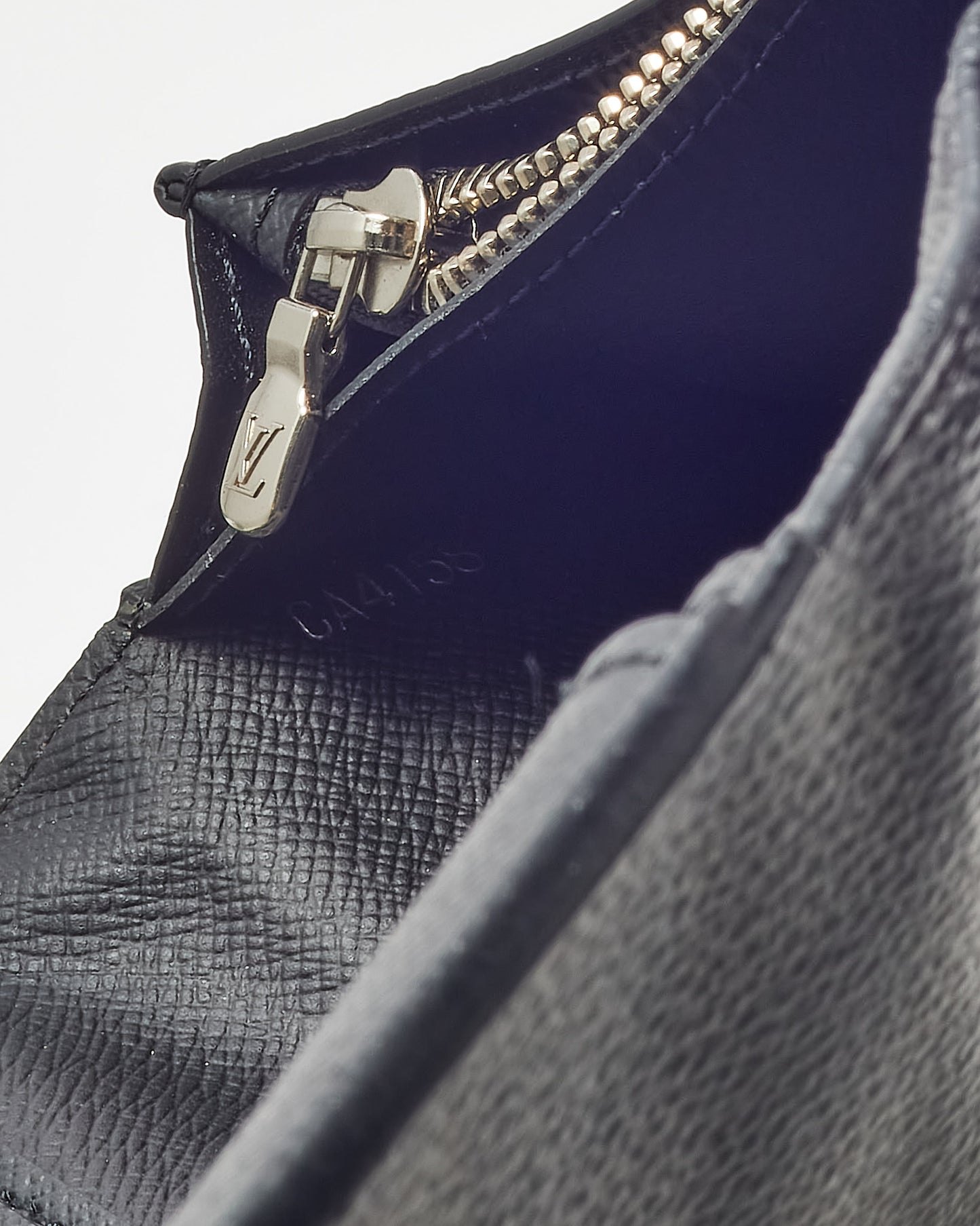 Louis Vuitton Black Damier Graphite Coated Canvas Brazza Wallet