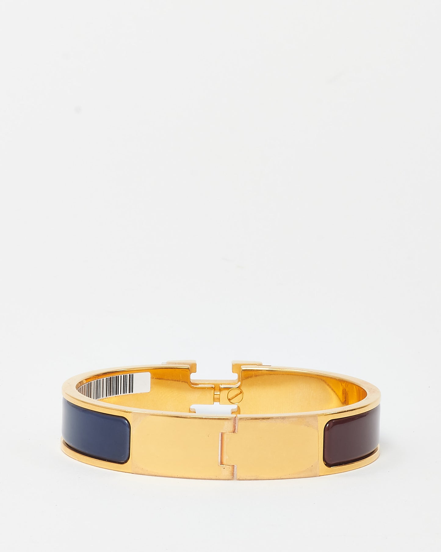 Hermès Gold Plated Galaxie Clic H Color Block Bracelet - PM