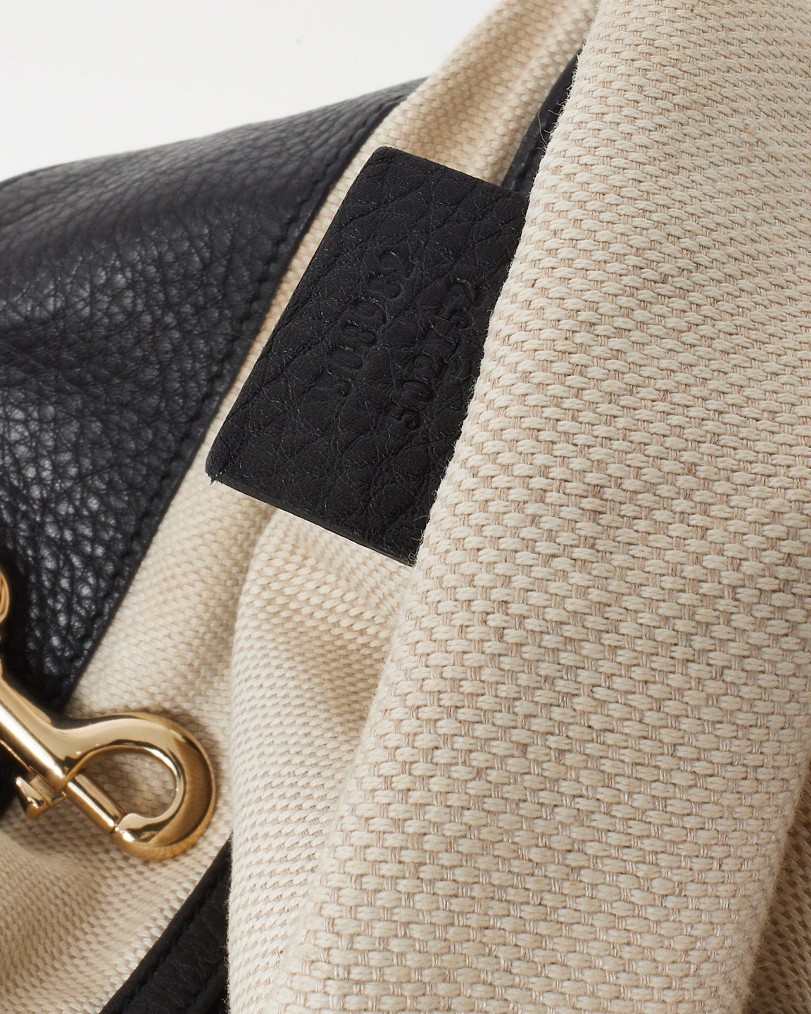 Gucci Black Pebbled Leather GG Soho Chain Shoulder Bag