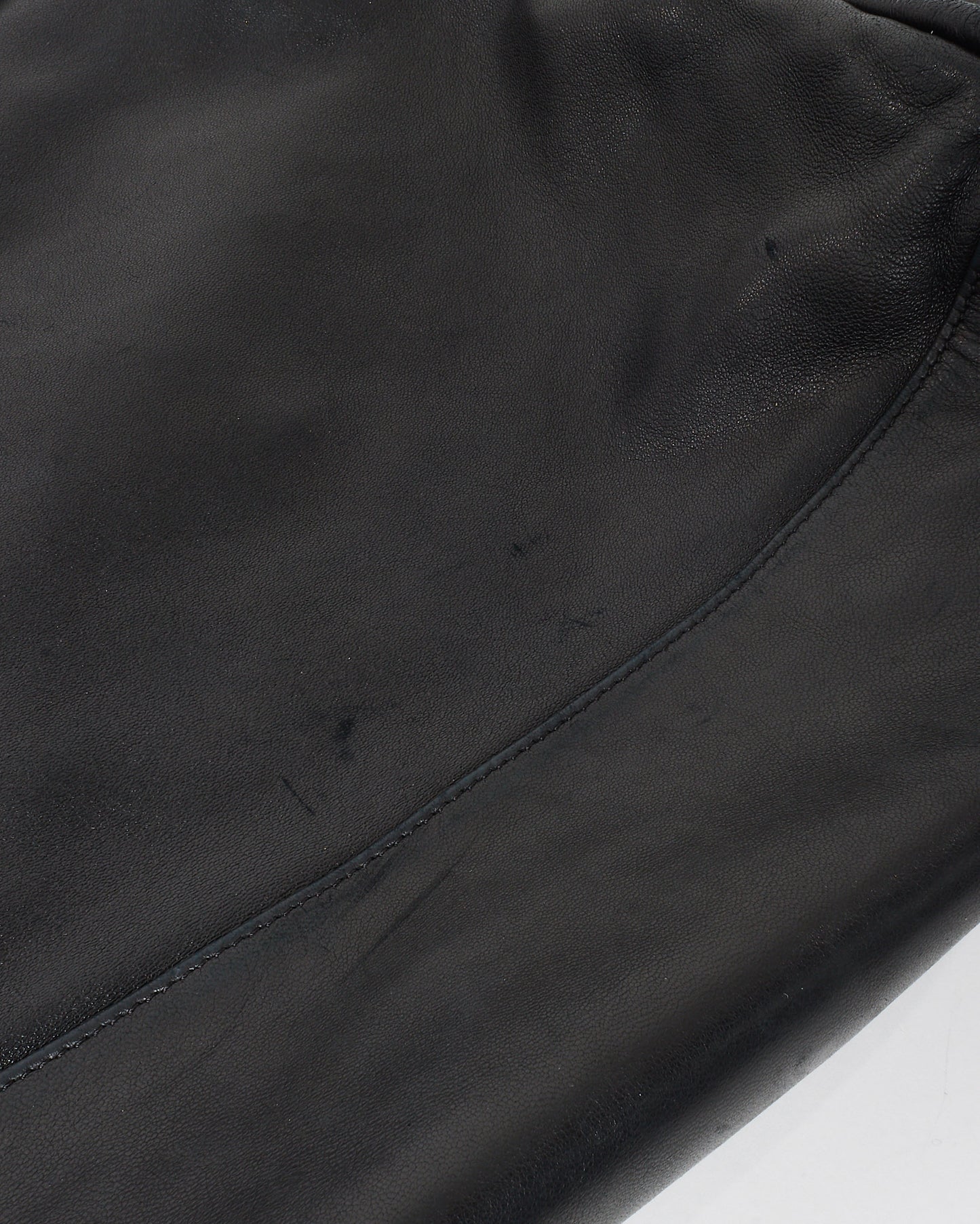 Chanel Black Lambskin Leather Ultimate Soft Large Fold Over Hobo Shoulder Bag