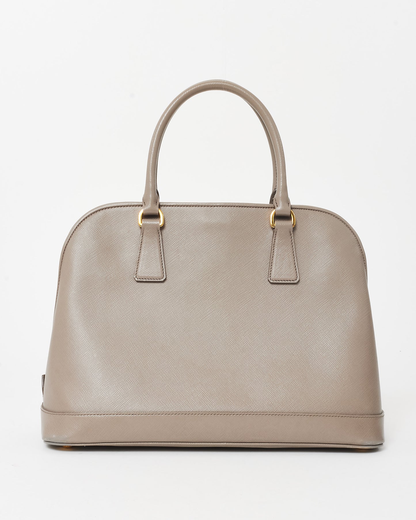 Prada Grey Saffiano Leather Medium Promenade Tote