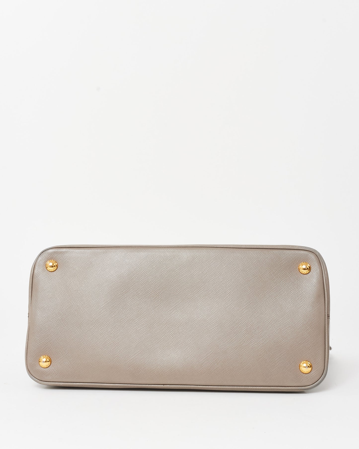 Prada Grey Saffiano Leather Medium Promenade Tote