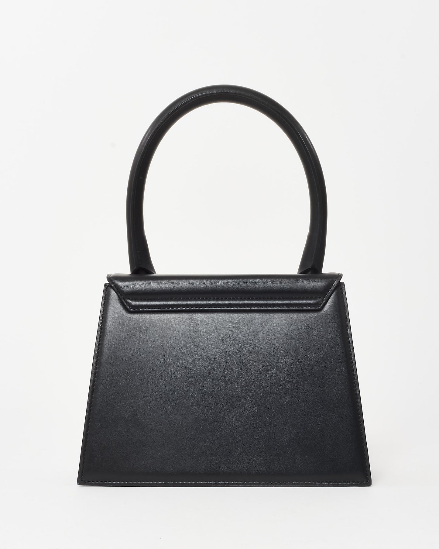 Jacquemus Black Leather "Le Grand Chiquito" Bag w/ Strap
