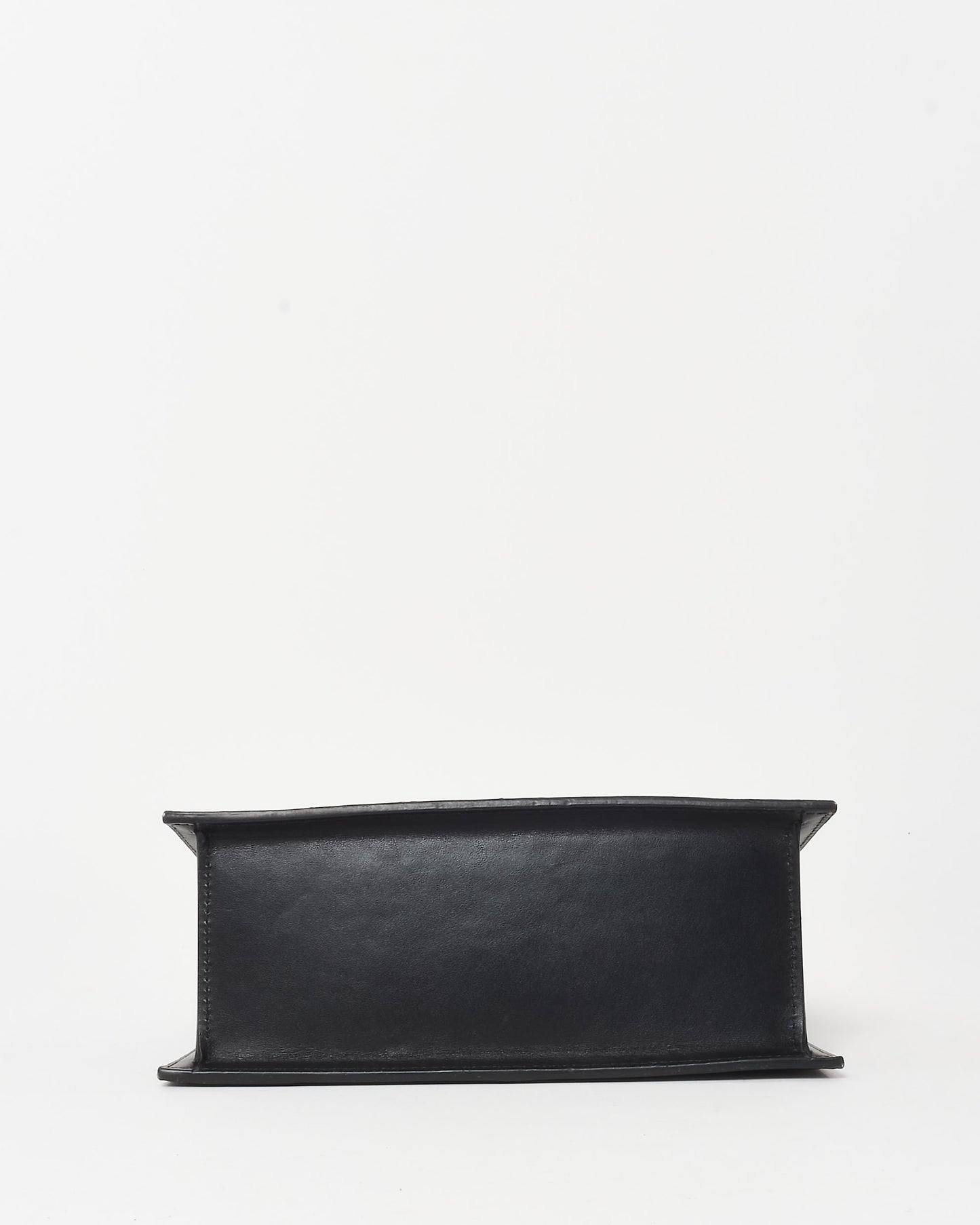 Jacquemus Black Leather "Le Grand Chiquito" Bag w/ Strap