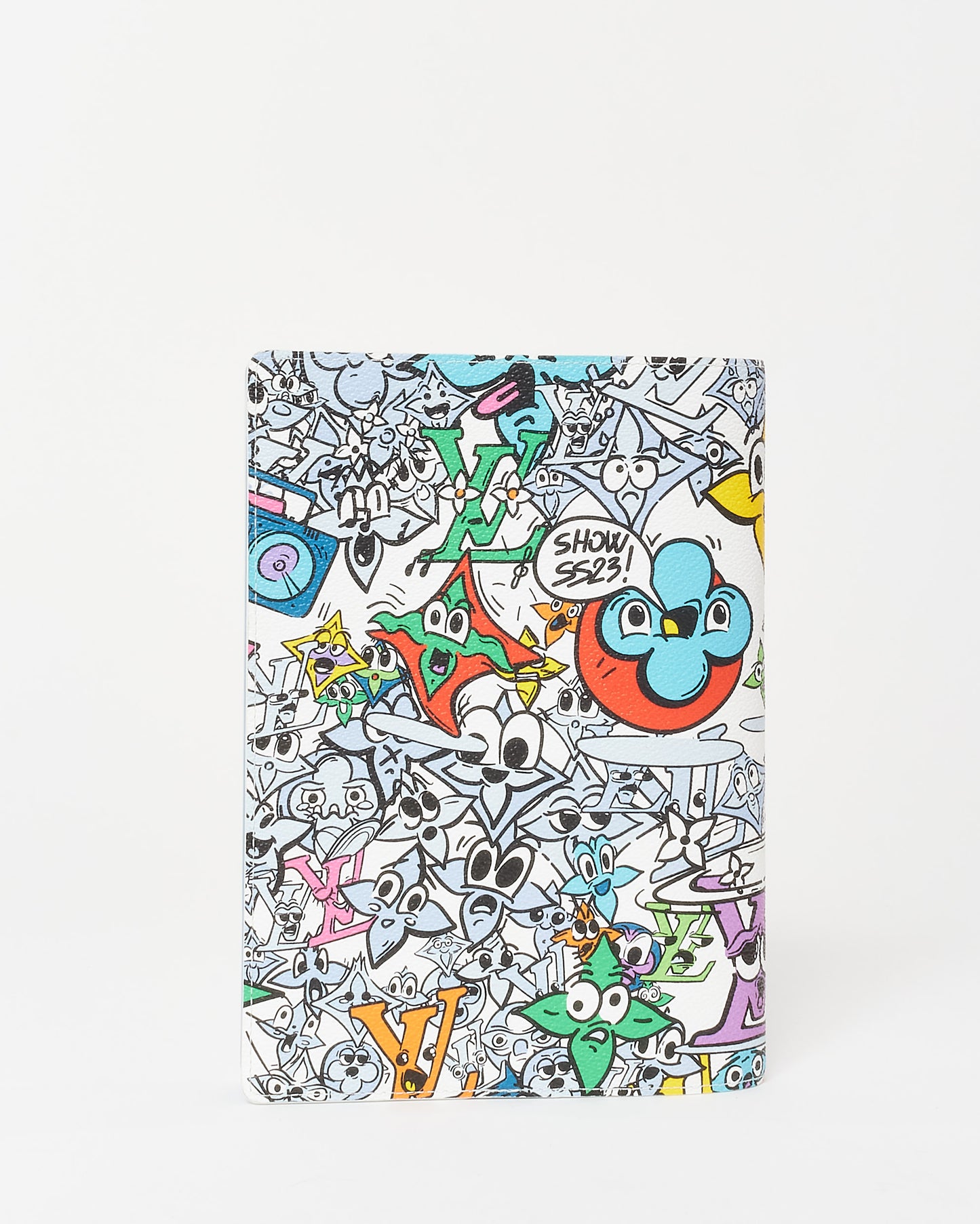 Louis Vuitton White Multi Monogram Coated Canvas Comics Notebook Cover