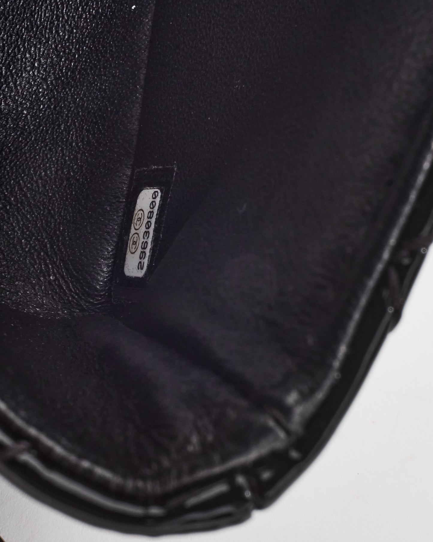 Chanel Black Quilted Patent Leather 2.55 Reissue So Black Mini Flap Bag