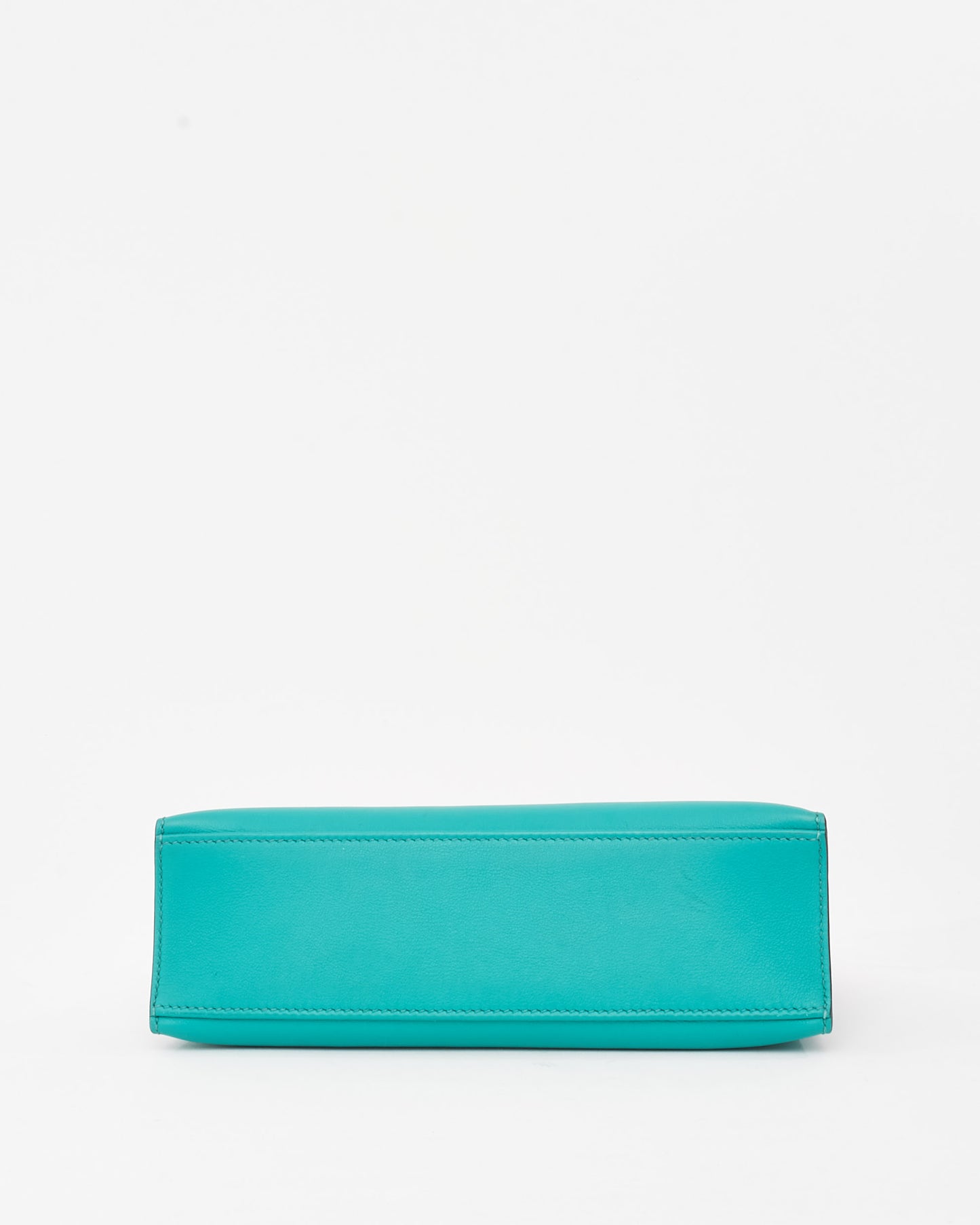 Hermès Blue Paon Swift Leather Kelly Pochette GHW