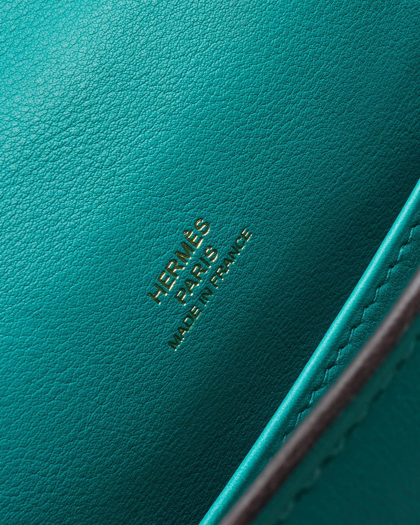 Hermès Blue Paon Swift Leather Kelly Pochette GHW