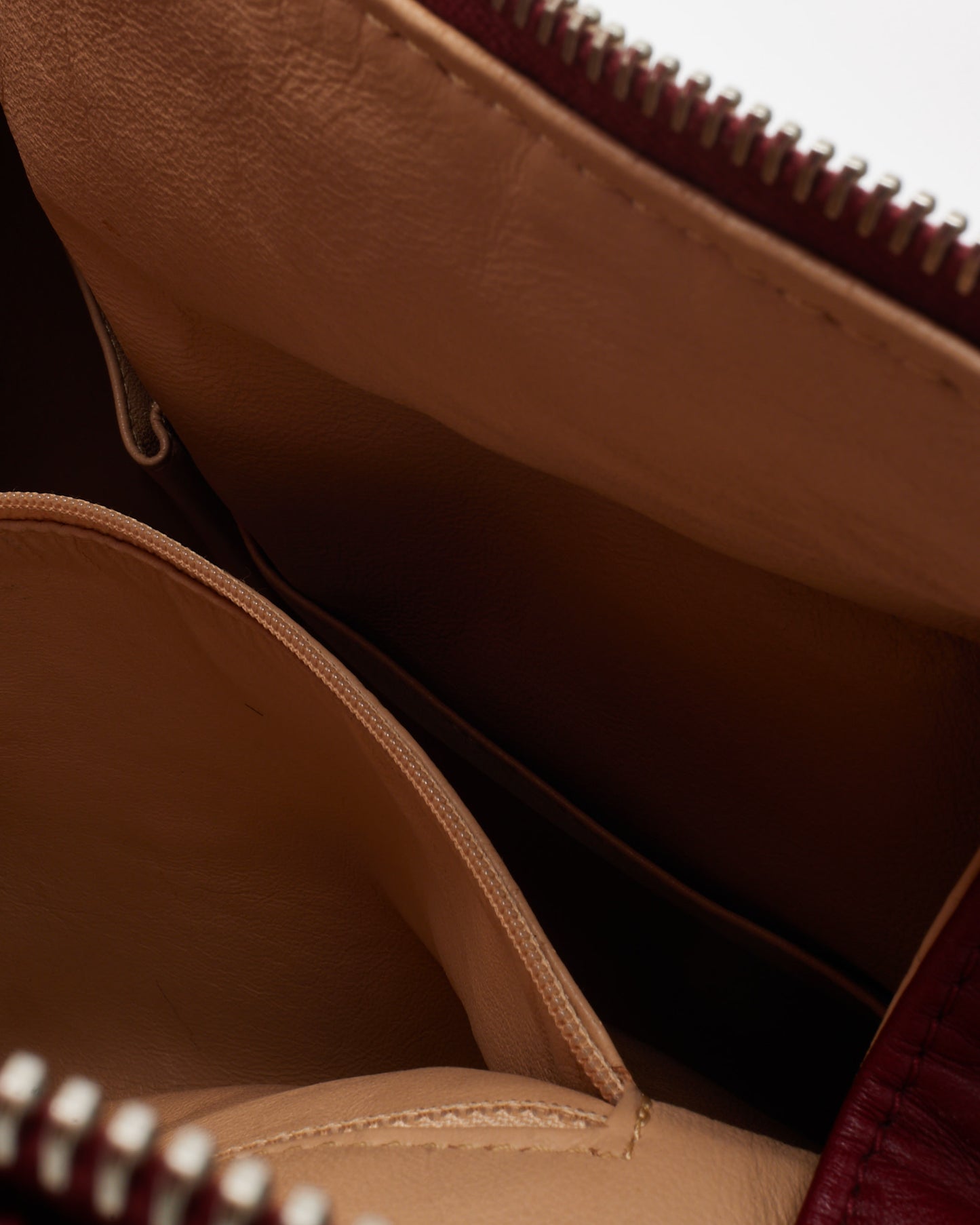 Chanel Red Smooth Calfskin Leather CC Logo Luxe Ligne Large Tote Bag