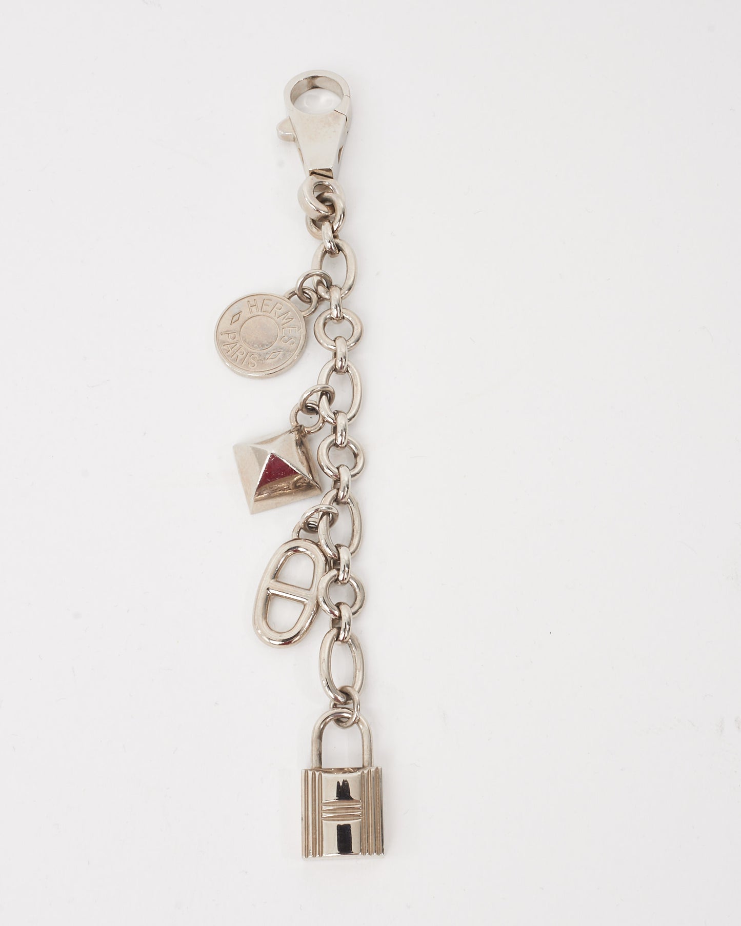 Hermès Silver Palladium Olga 4 Amulet Bag Charm