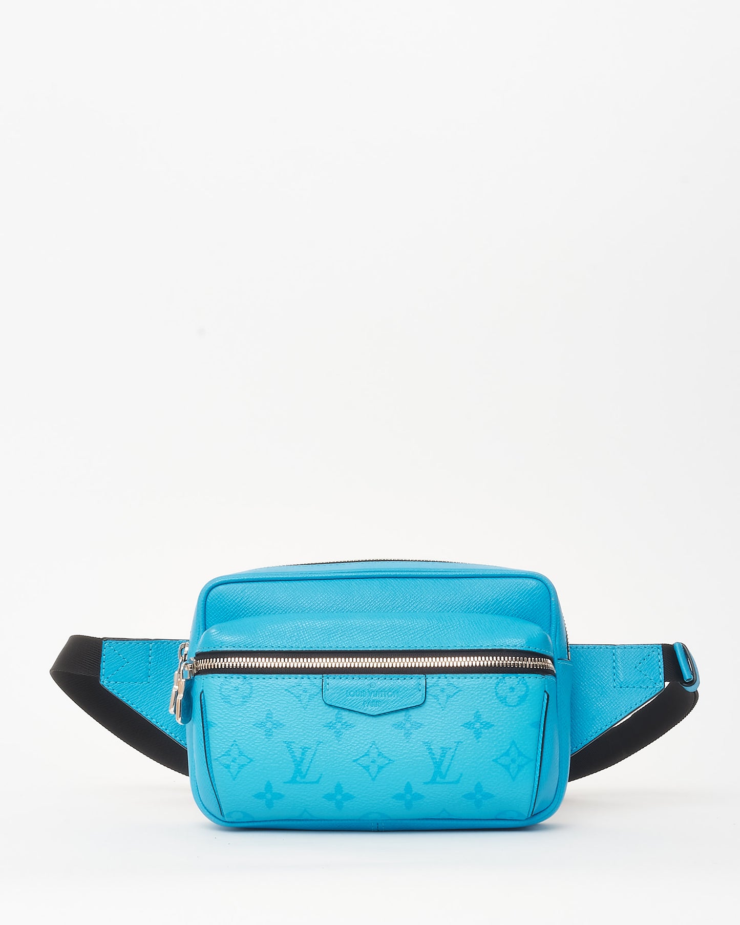 Louis Vuitton Blue Monogram Taigarama Leather Outdoor Belt Bag