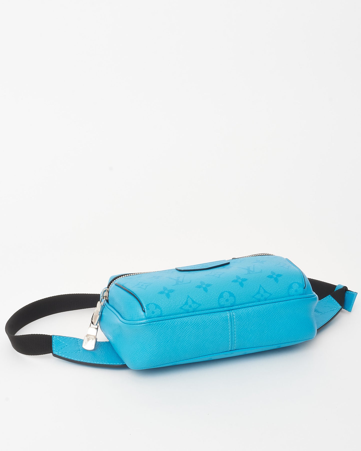 Louis Vuitton Blue Monogram Taigarama Leather Outdoor Belt Bag