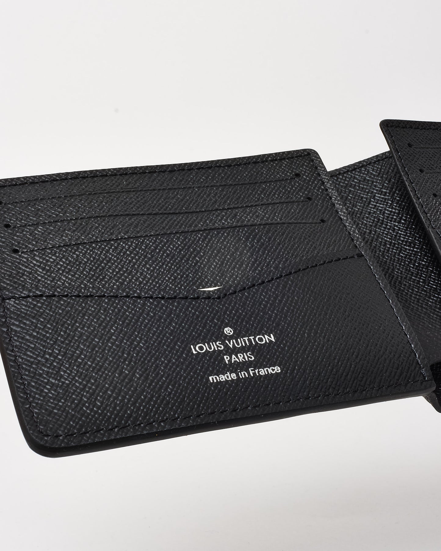 Louis Vuitton Black Epi Leather Bi-Fold Wallet