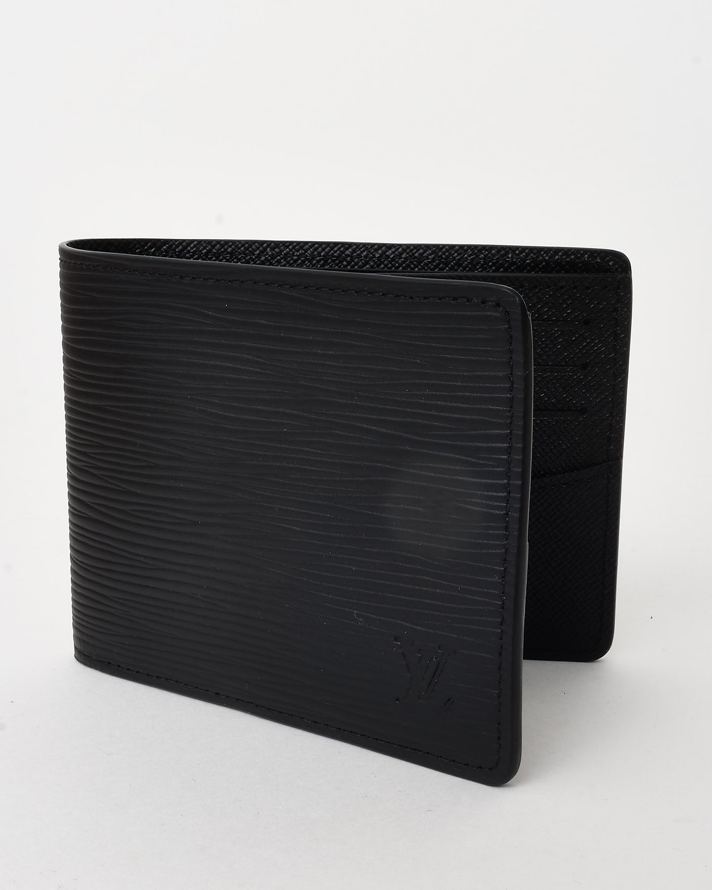 Louis Vuitton Black Epi Leather Bi-Fold Wallet