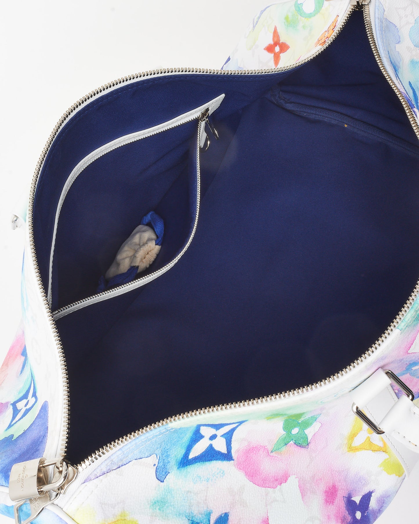 Louis Vuitton Monogram Watercolor Coated Canvas Keepall 50 Bandoulière