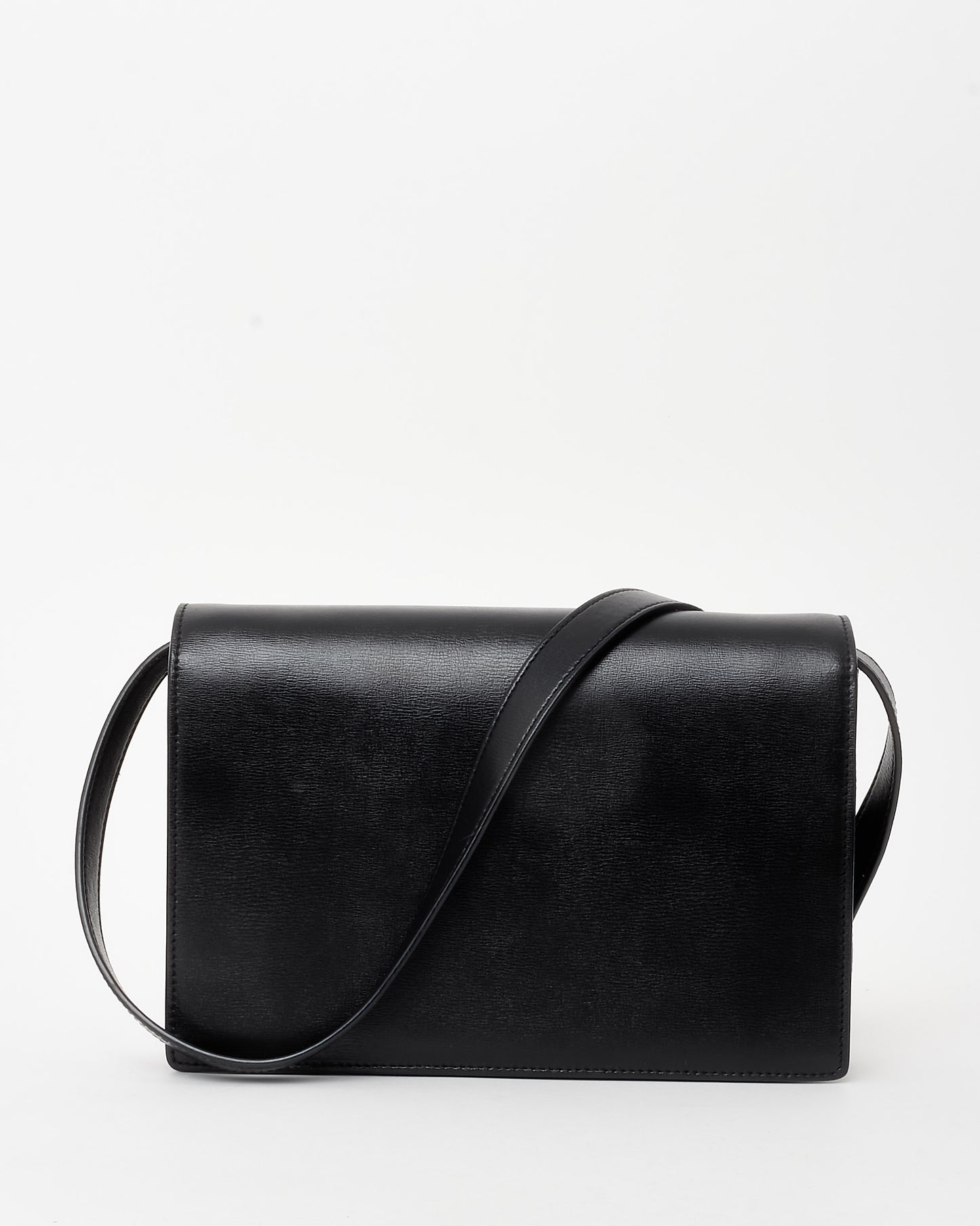 Saint Laurent Black Leather & Suede Medium Bellechasse Crossbody Bag