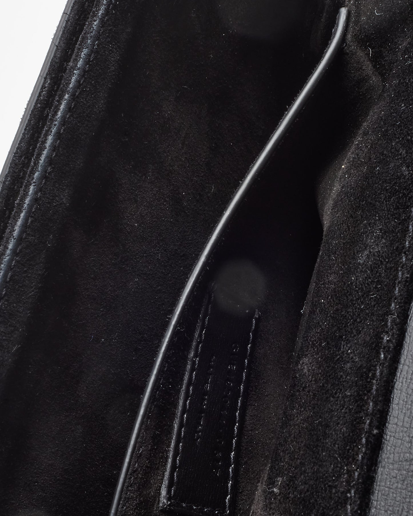 Saint Laurent Black Leather & Suede Medium Bellechasse Crossbody Bag