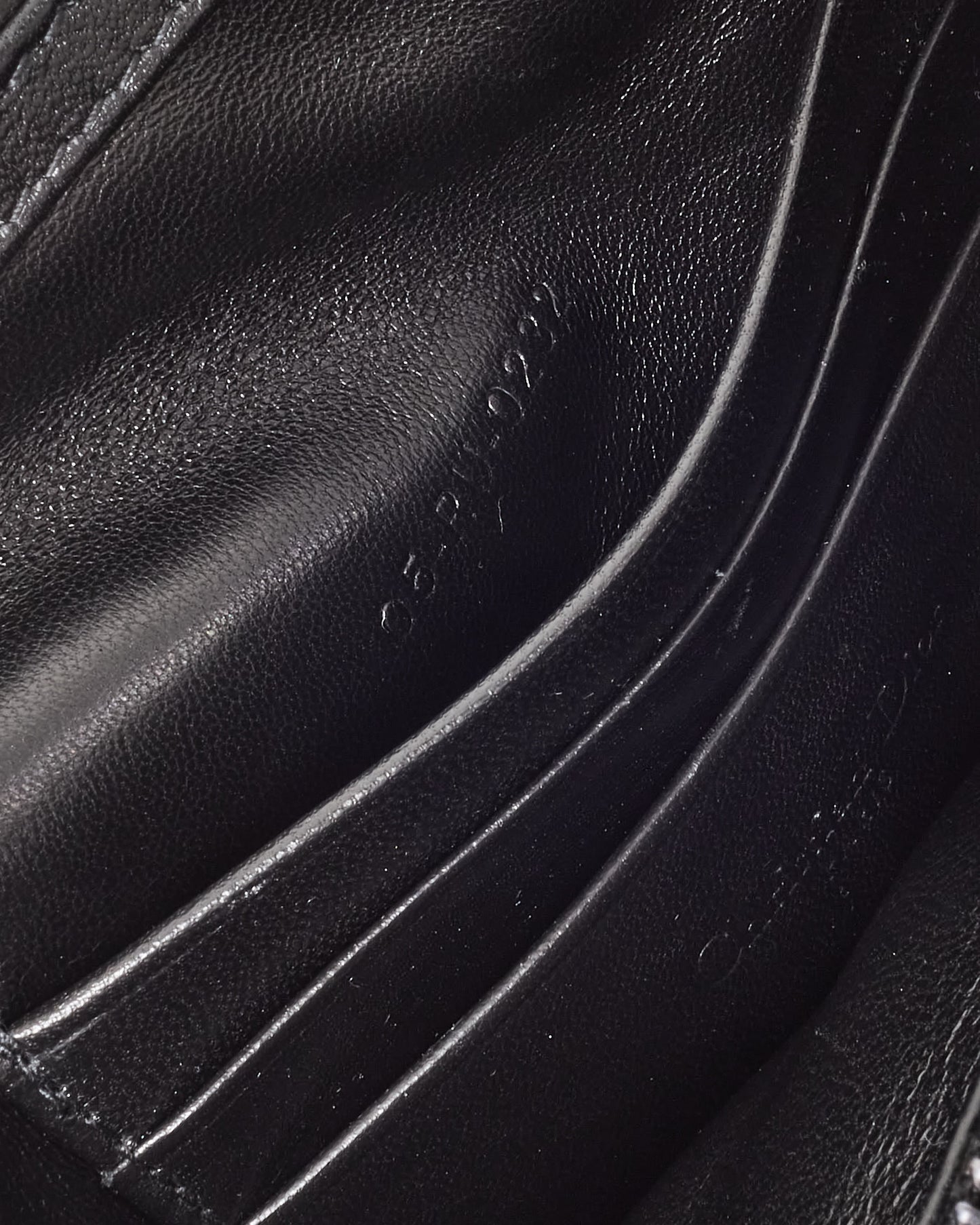 Dior Black Macrocannage Leather Mini Caro Crossbody Bag