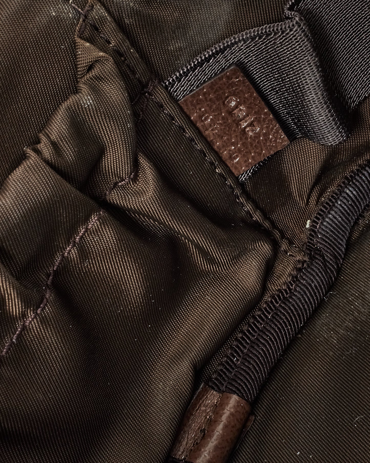 Gucci Beige & Brown Ebony GG Monogram Supreme Canvas Web Mini Vanity Bag