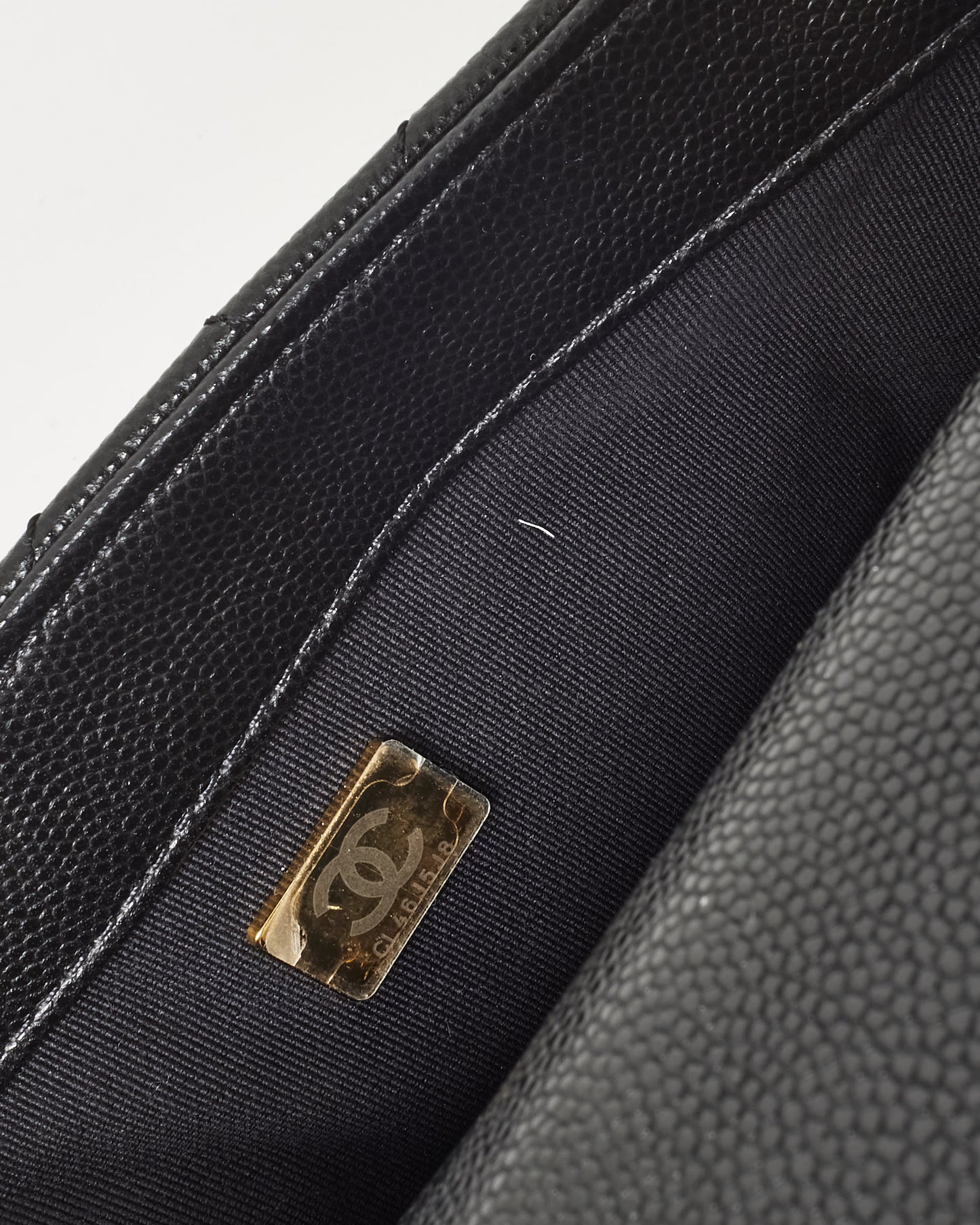 Chanel Black Caviar Leather CC You Mini Flap Bag GHW