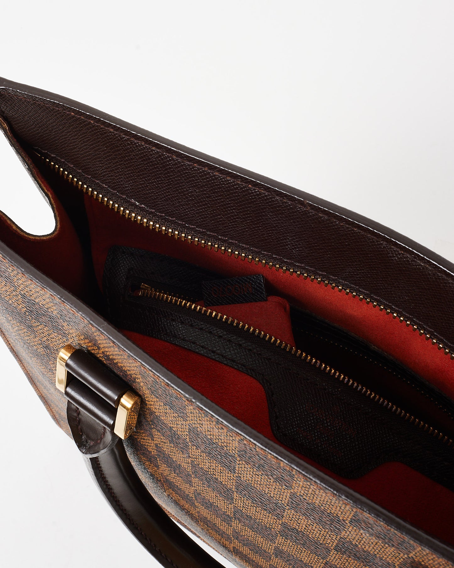 Louis Vuitton Damier Ebene Coated Canvas Venice Sac Plat PM