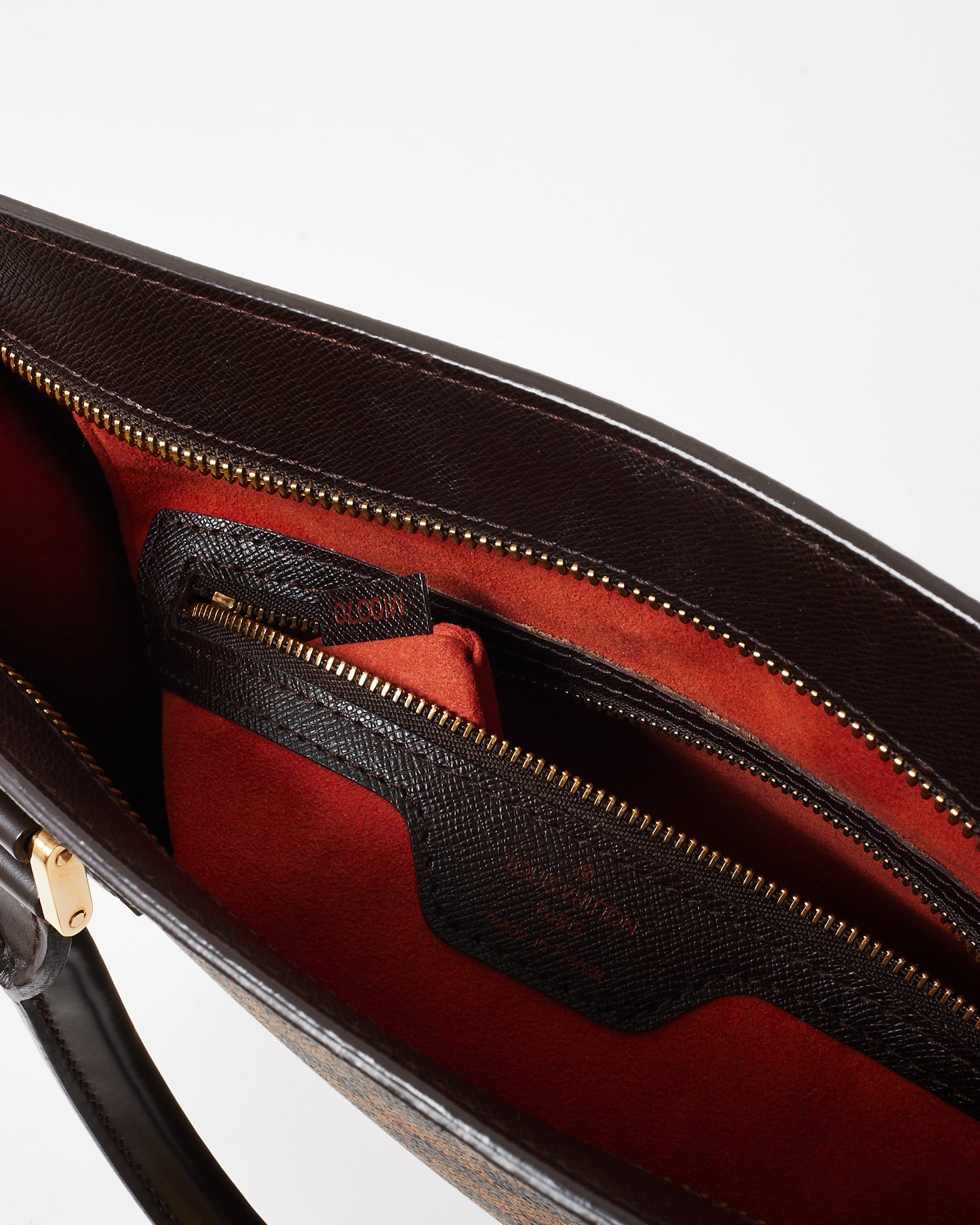 Louis Vuitton Damier Ebene Coated Canvas Venice Sac Plat PM