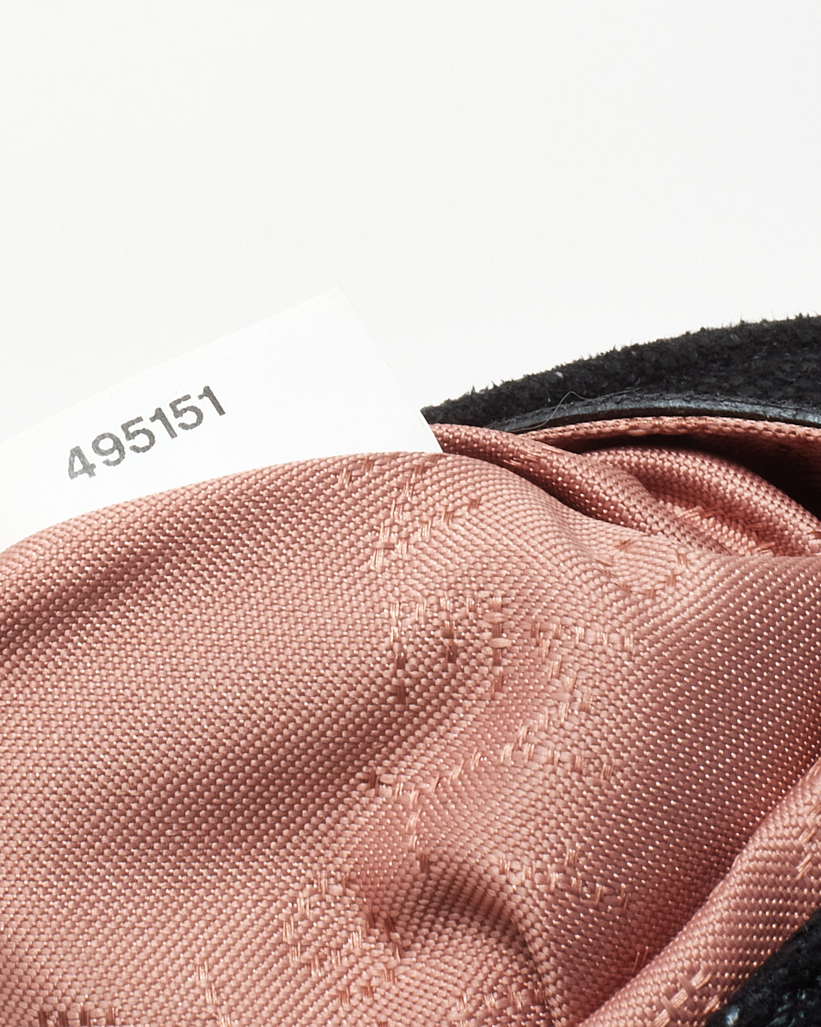 Stella McCartney Black Suede Shaggy Deer Falabella Flap Chain Shoulder Bag