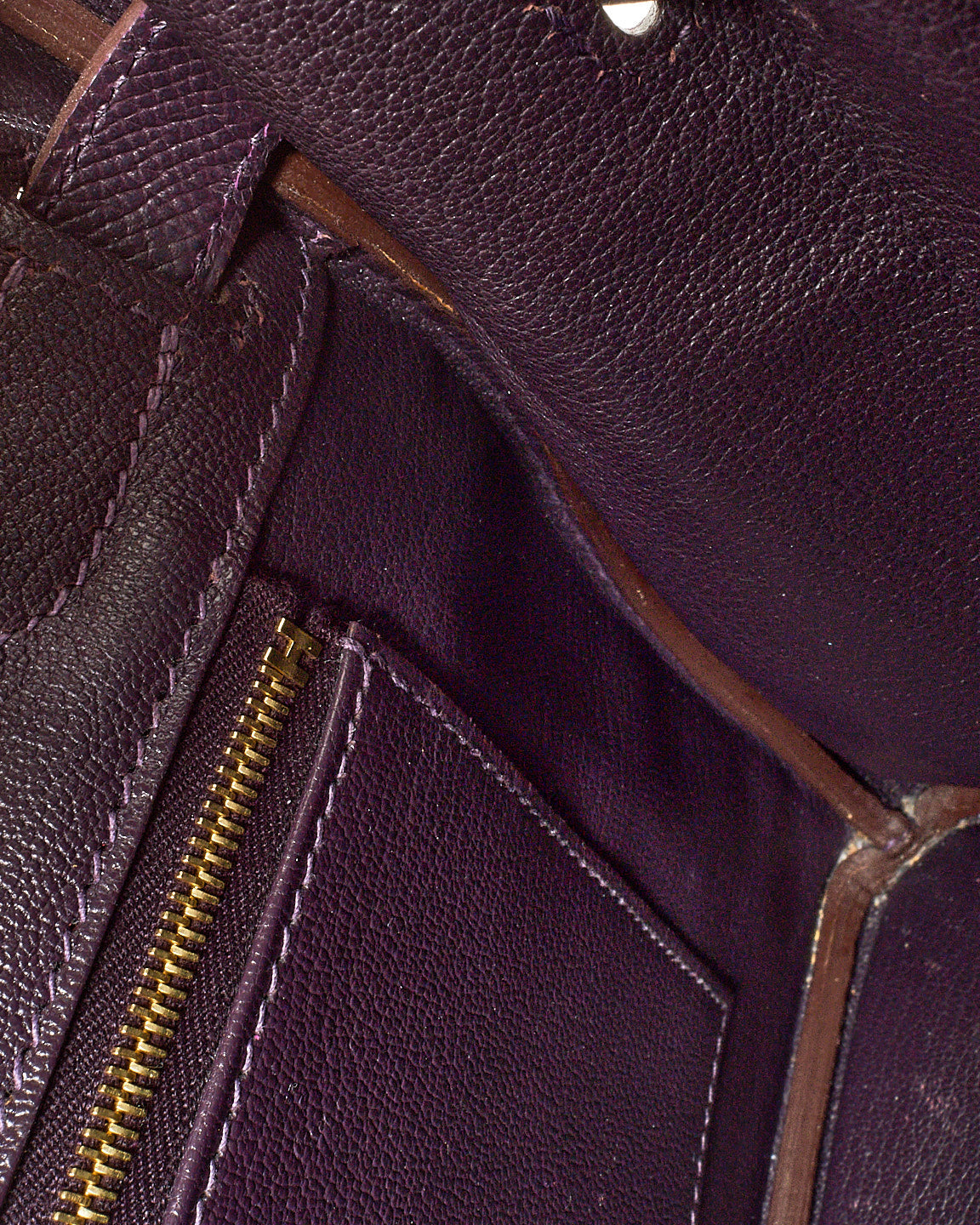 Hermès HSS Yellow Jaune D'or & Purple Raisin Epsom Leather Birkin 30 GHW