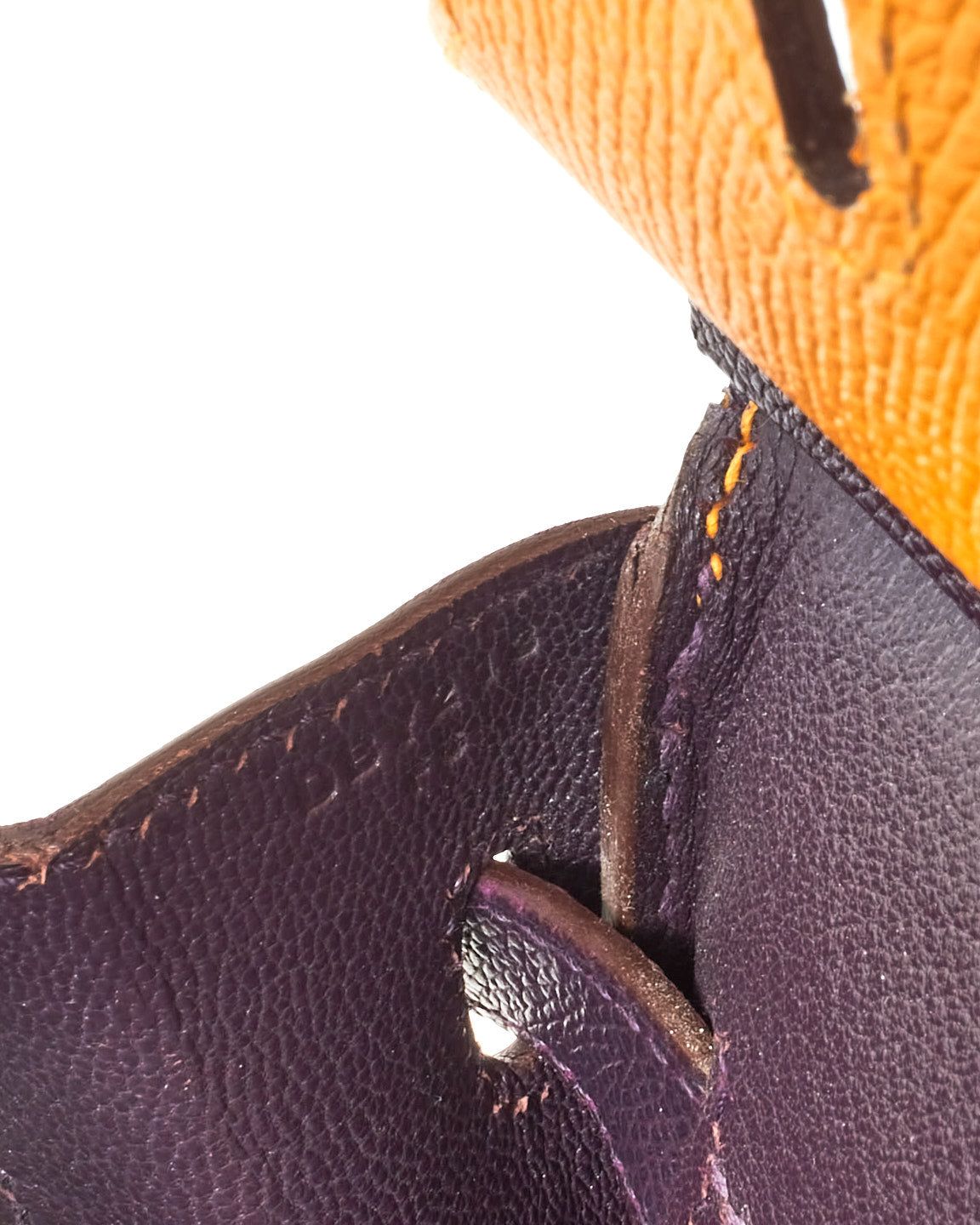 Hermès HSS Yellow Jaune D'or & Purple Raisin Epsom Leather Birkin 30 GHW