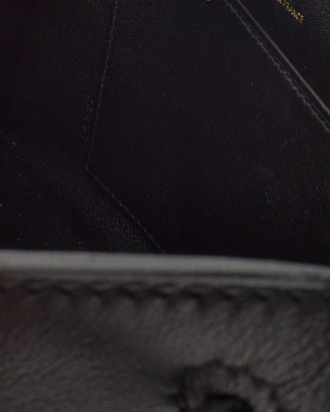 Hermès Black Swift Leather Kelly Pochette GHW